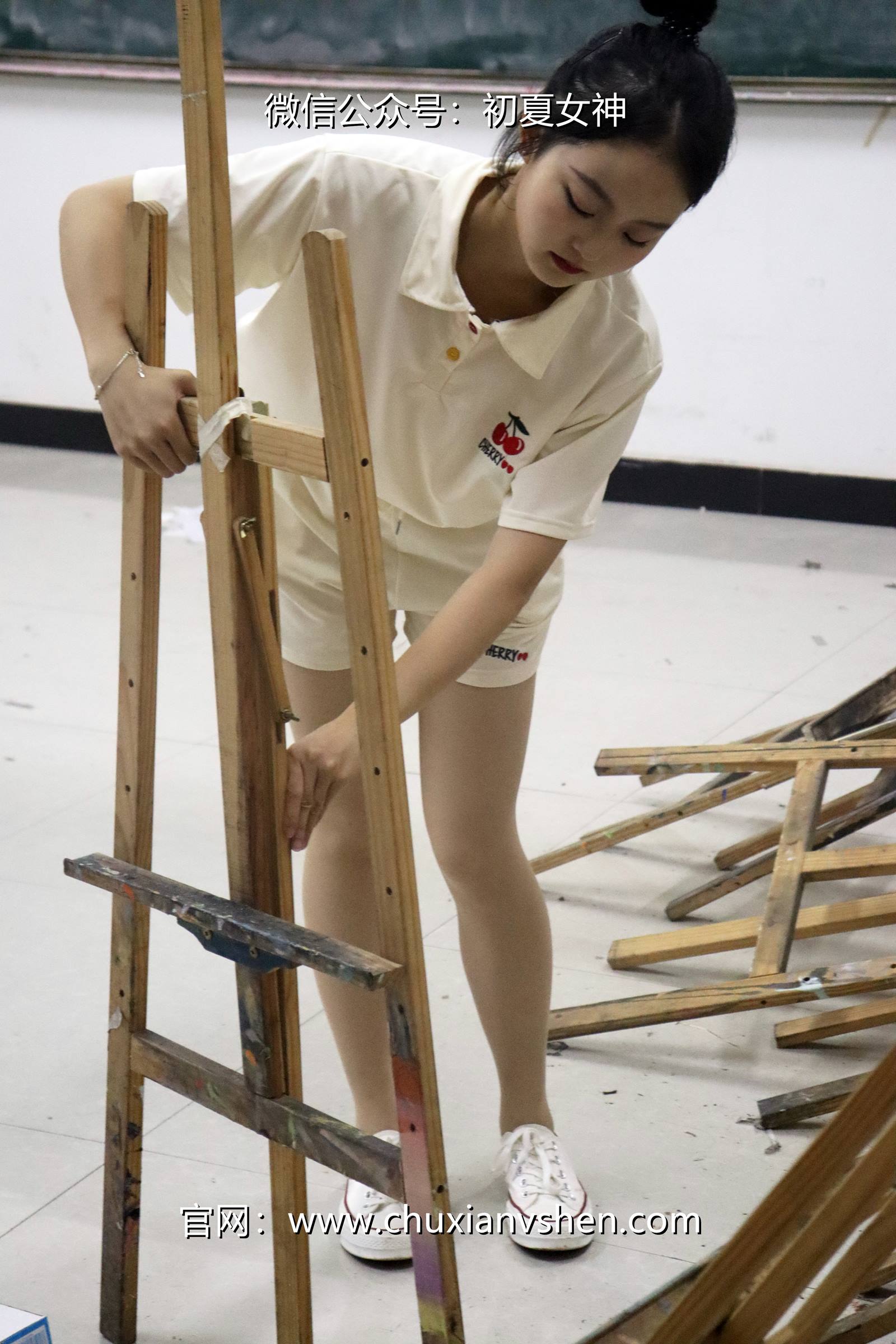 图片[15]-初夏女神 NO.078 双双 打扫教室[145P] – 速更版-美库