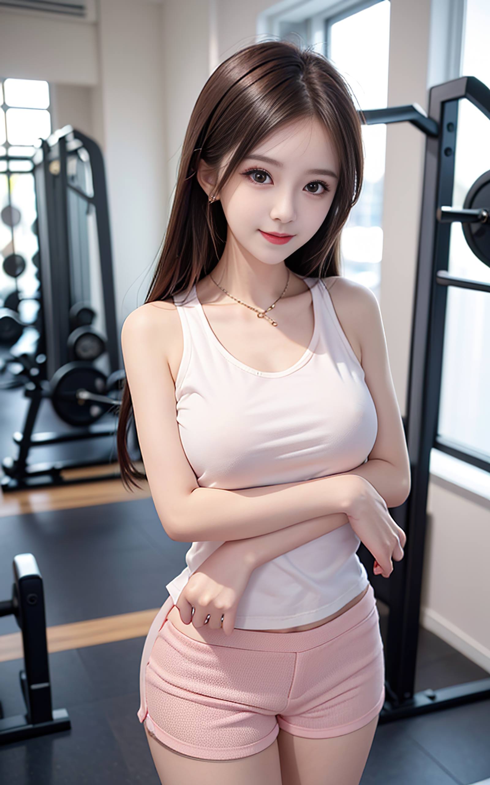 图片[23]-AI绘画 067 热爱健身的小姐姐有喜欢的吗 [40P] – 速更版-美库