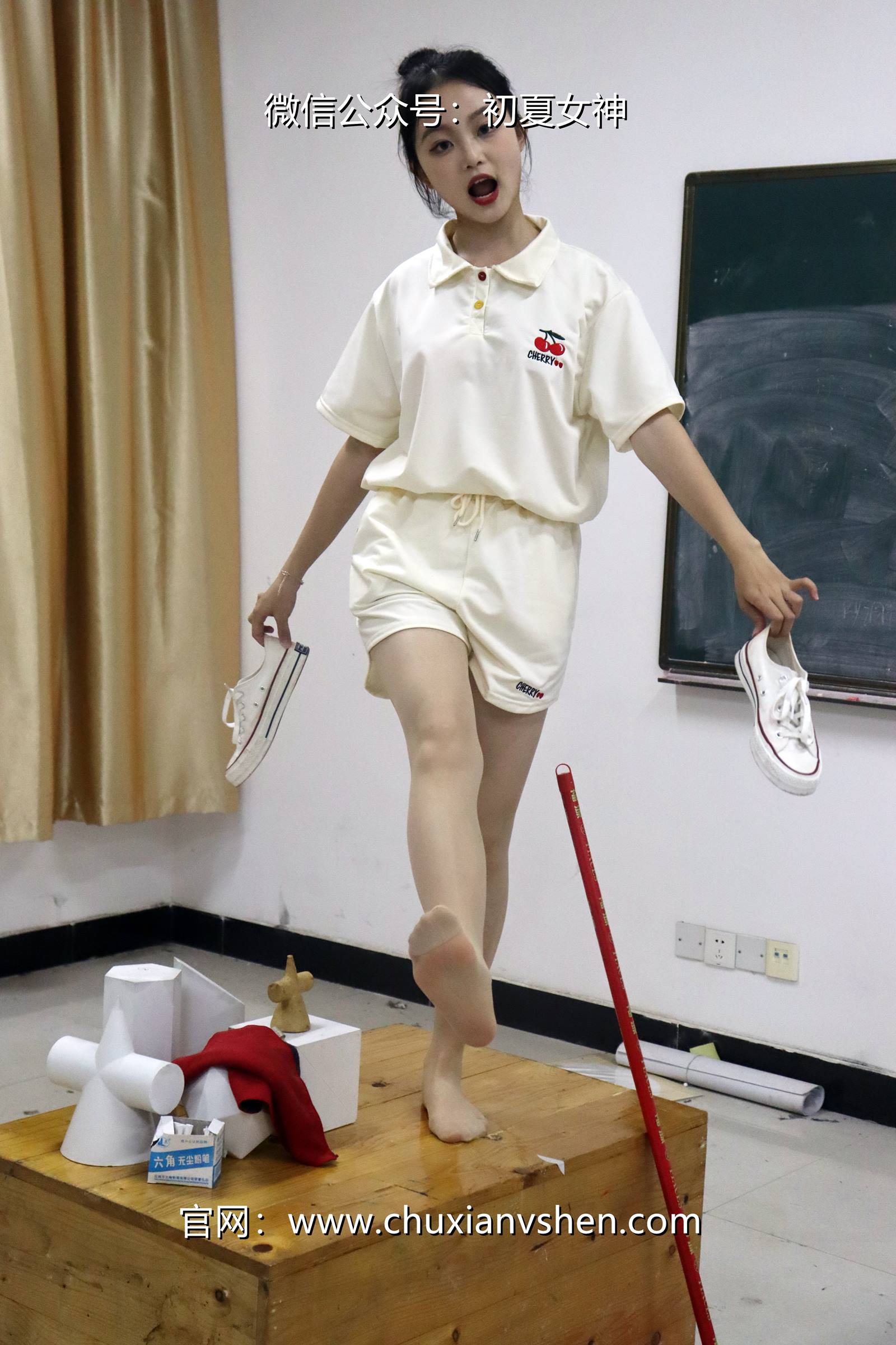 图片[21]-初夏女神 NO.078 双双 打扫教室[145P] – 速更版-美库