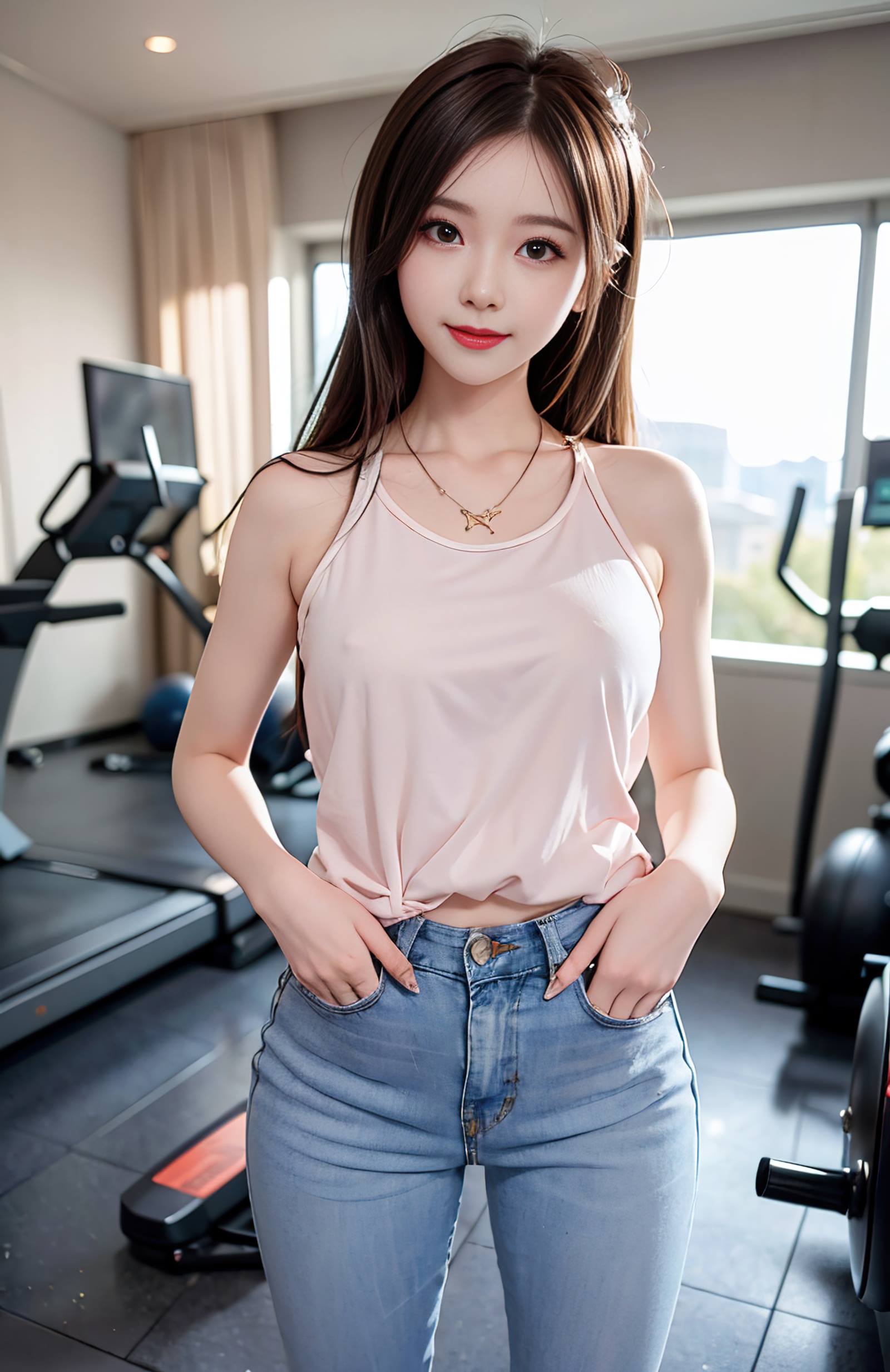 图片[41]-AI绘画 067 热爱健身的小姐姐有喜欢的吗 [40P] – 速更版-美库