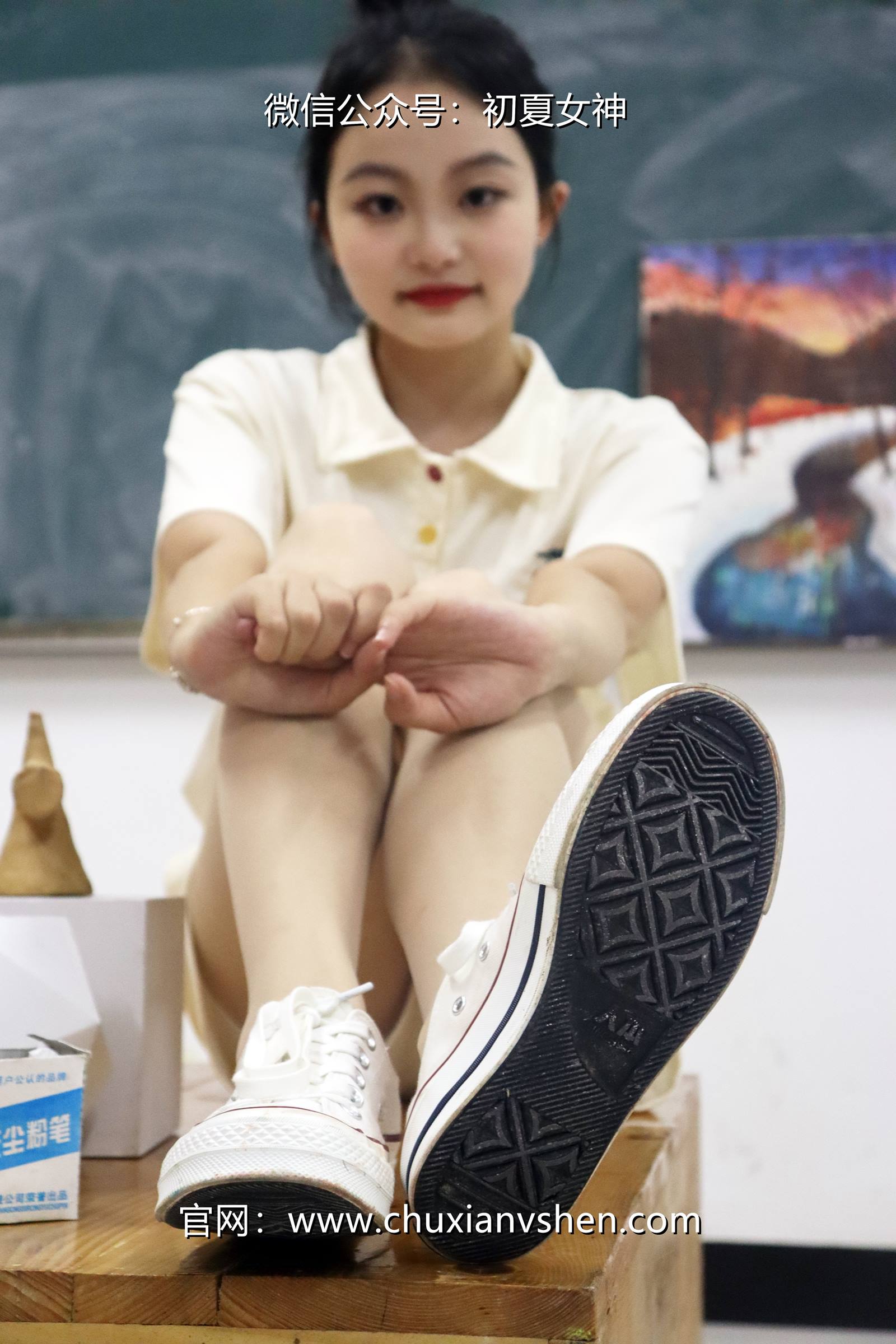 图片[39]-初夏女神 NO.078 双双 打扫教室[145P] – 速更版-美库