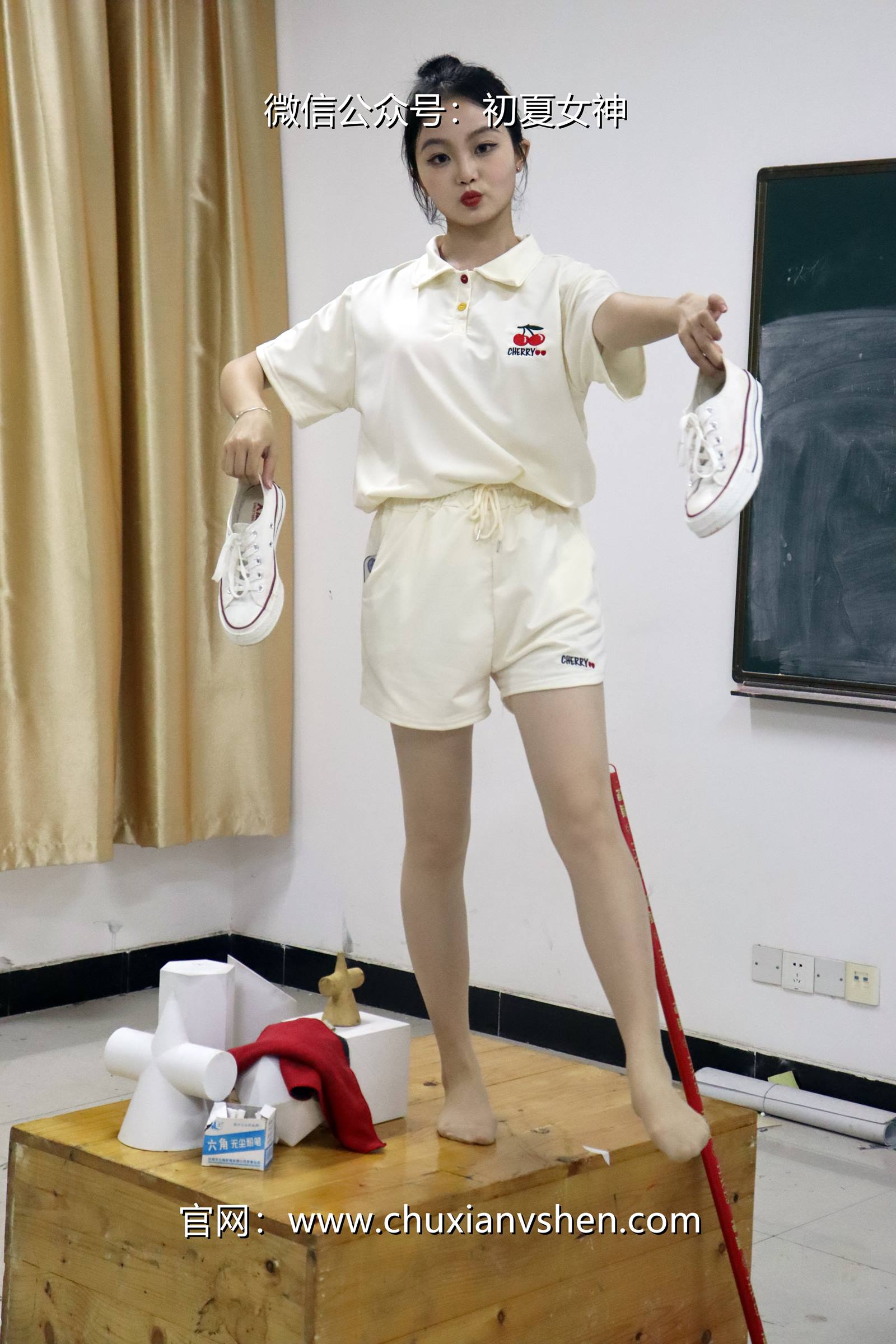 图片[62]-初夏女神 NO.078 双双 打扫教室[145P] – 速更版-美库