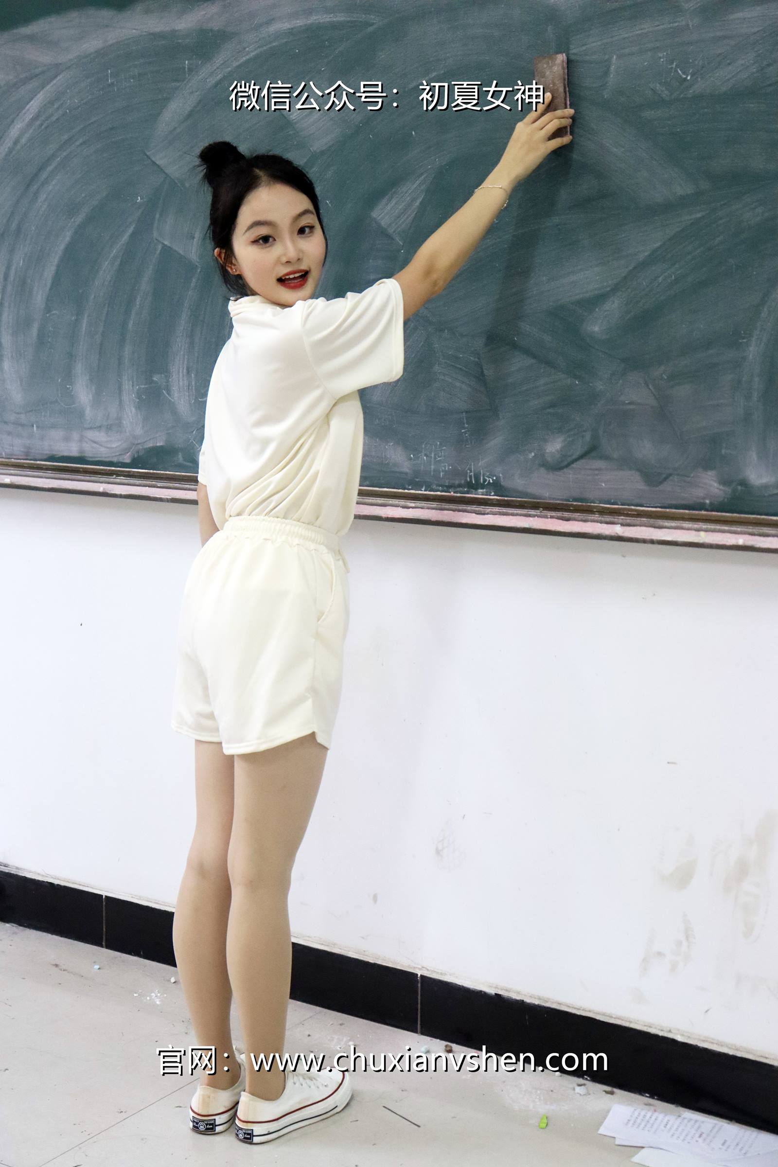 图片[83]-初夏女神 NO.078 双双 打扫教室[145P] – 速更版-美库