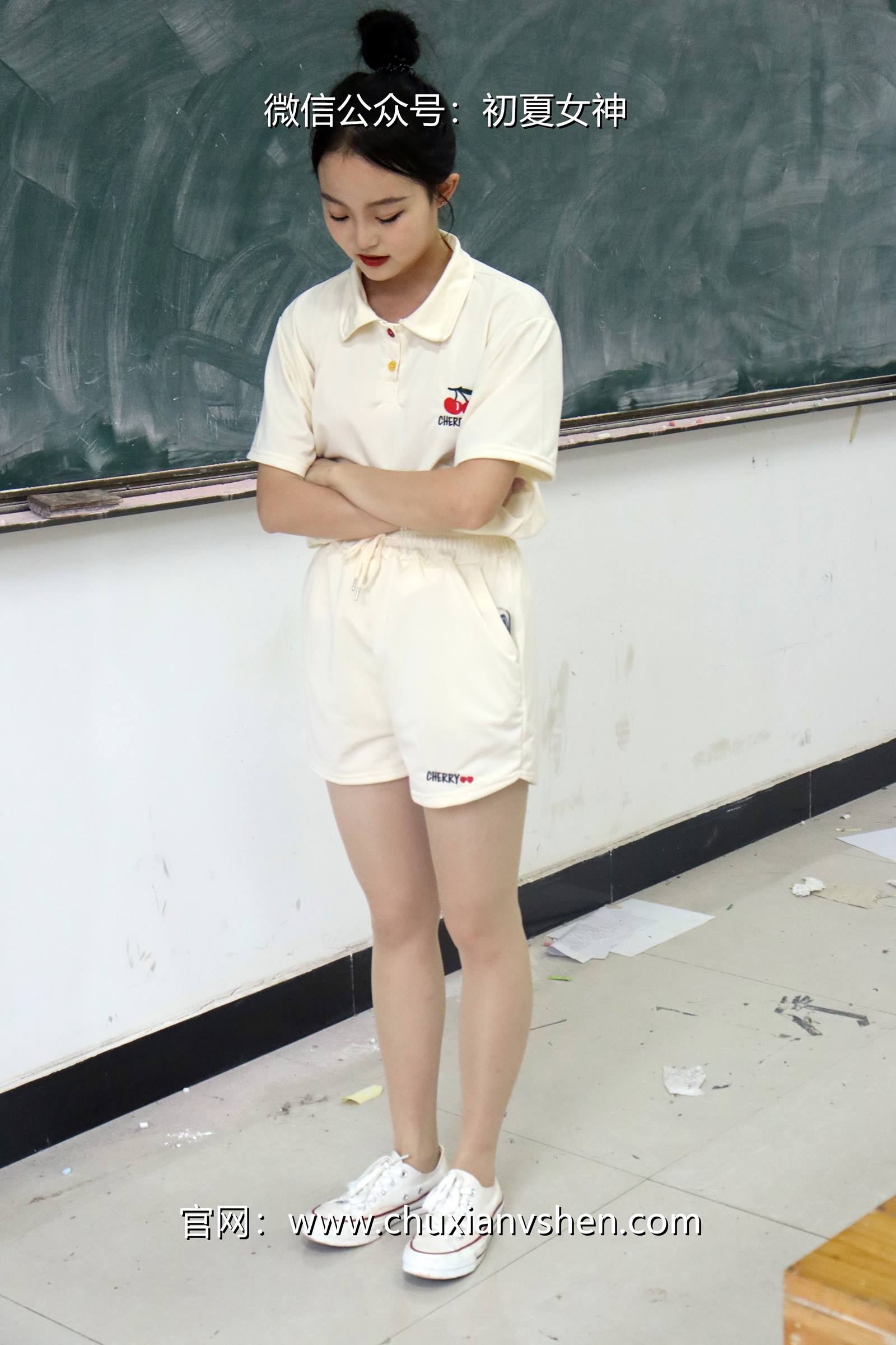 图片[113]-初夏女神 NO.078 双双 打扫教室[145P] – 速更版-美库