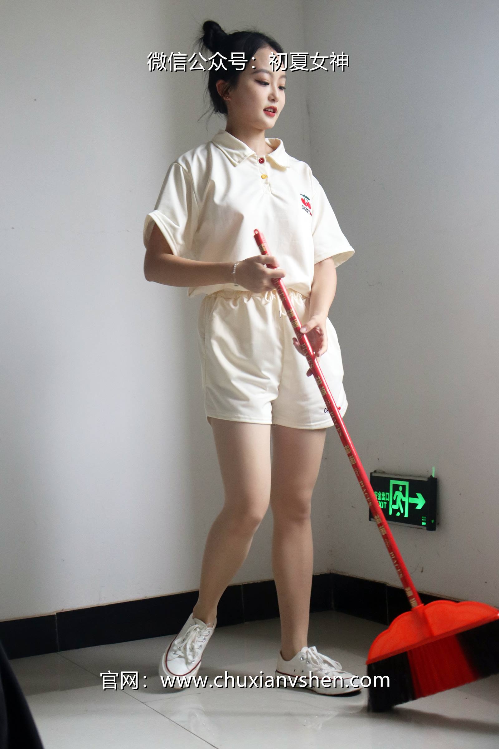 图片[128]-初夏女神 NO.078 双双 打扫教室[145P] – 速更版-美库