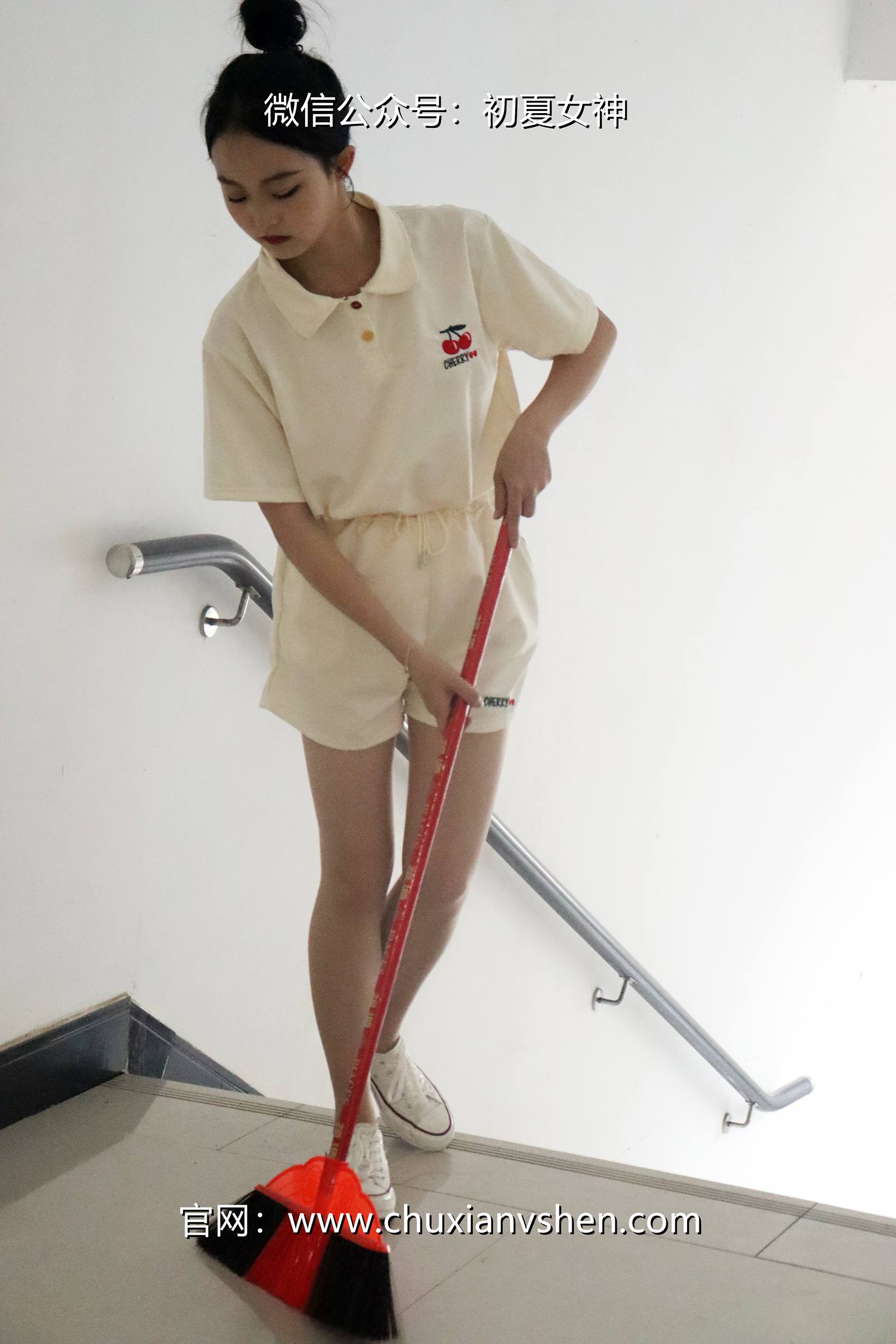 图片[132]-初夏女神 NO.078 双双 打扫教室[145P] – 速更版-美库