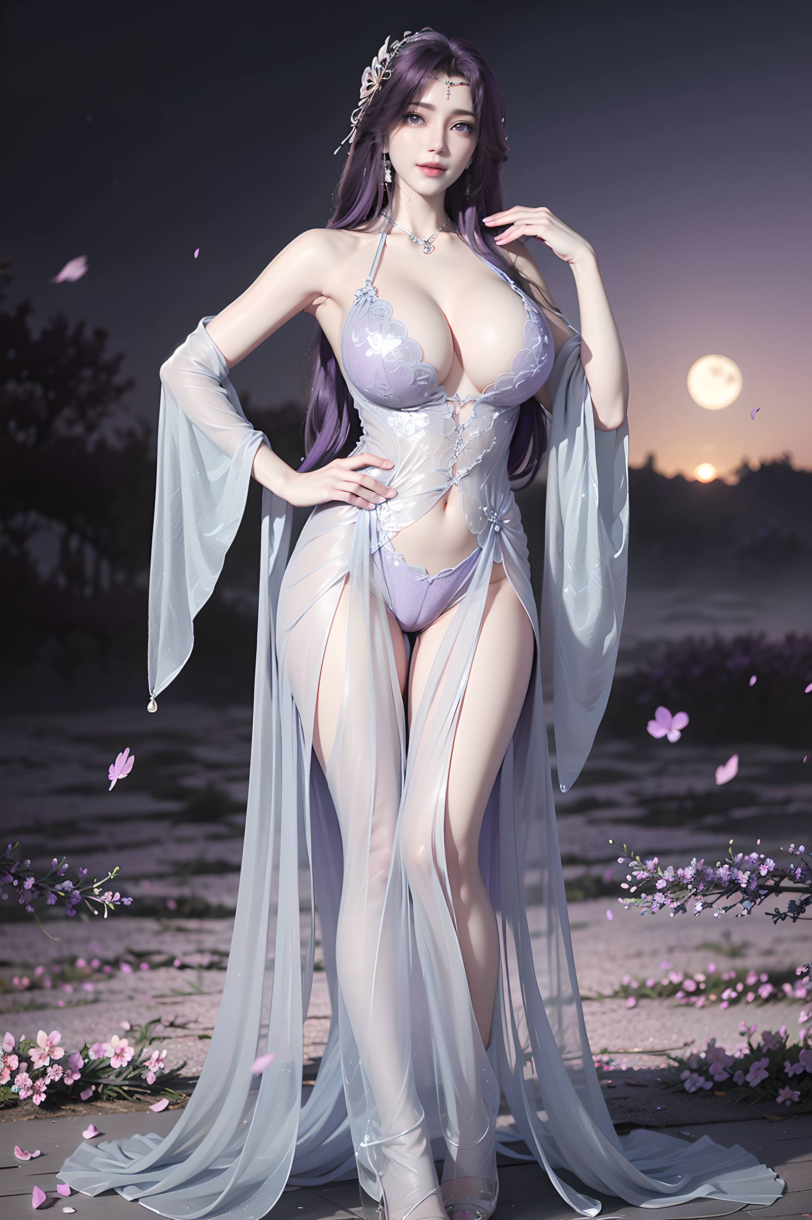 图片[11]-AI绘画 国漫完美世界 068 云曦薄纱写真[49P] – 速更版-美库