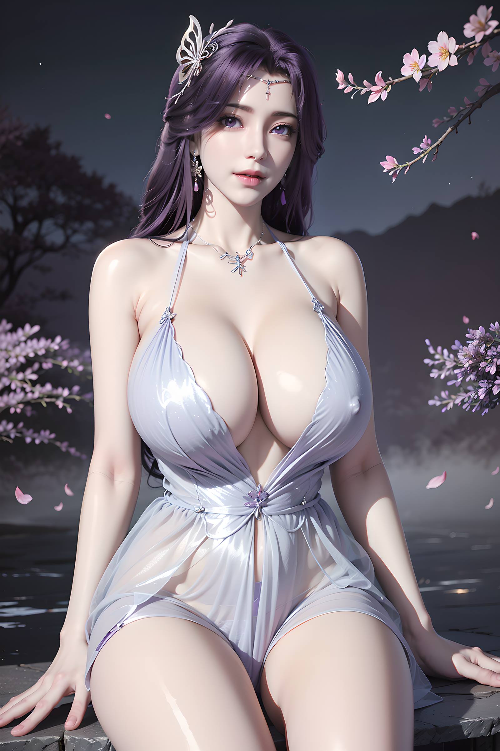 图片[18]-AI绘画 国漫完美世界 068 云曦薄纱写真[49P] – 速更版-美库