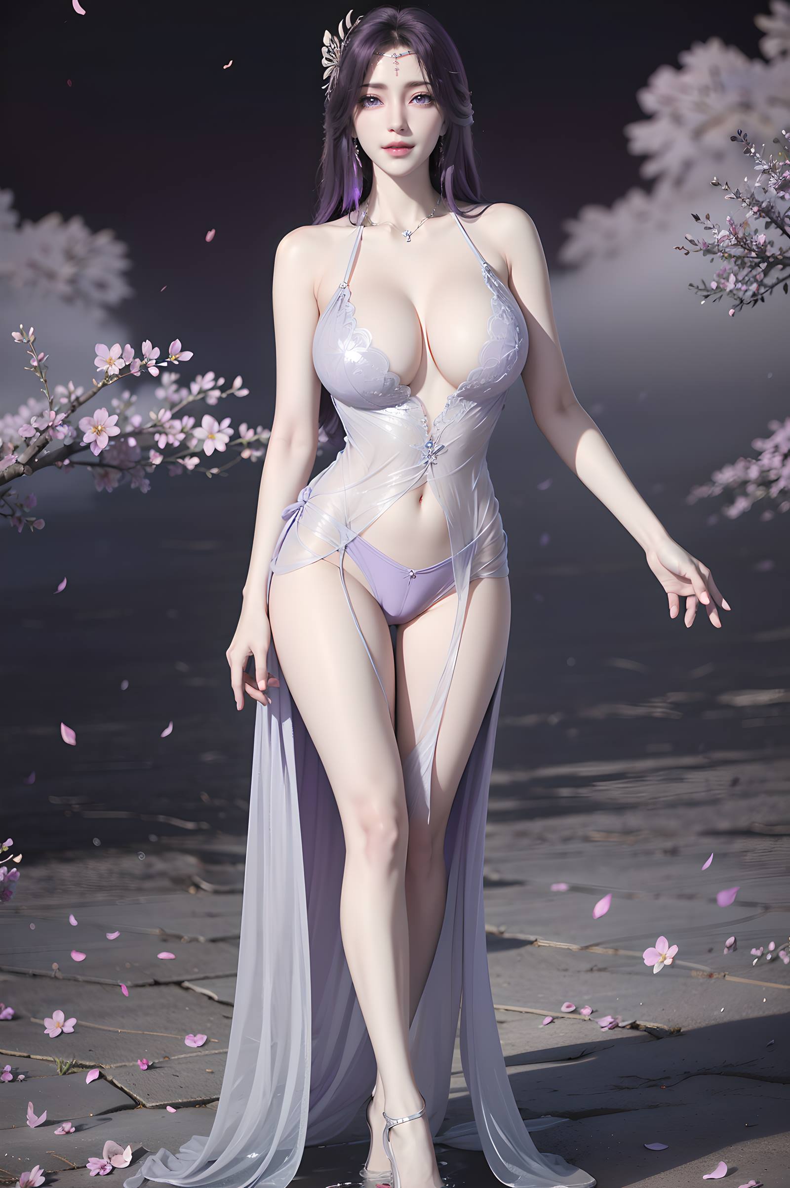 图片[26]-AI绘画 国漫完美世界 068 云曦薄纱写真[49P] – 速更版-美库