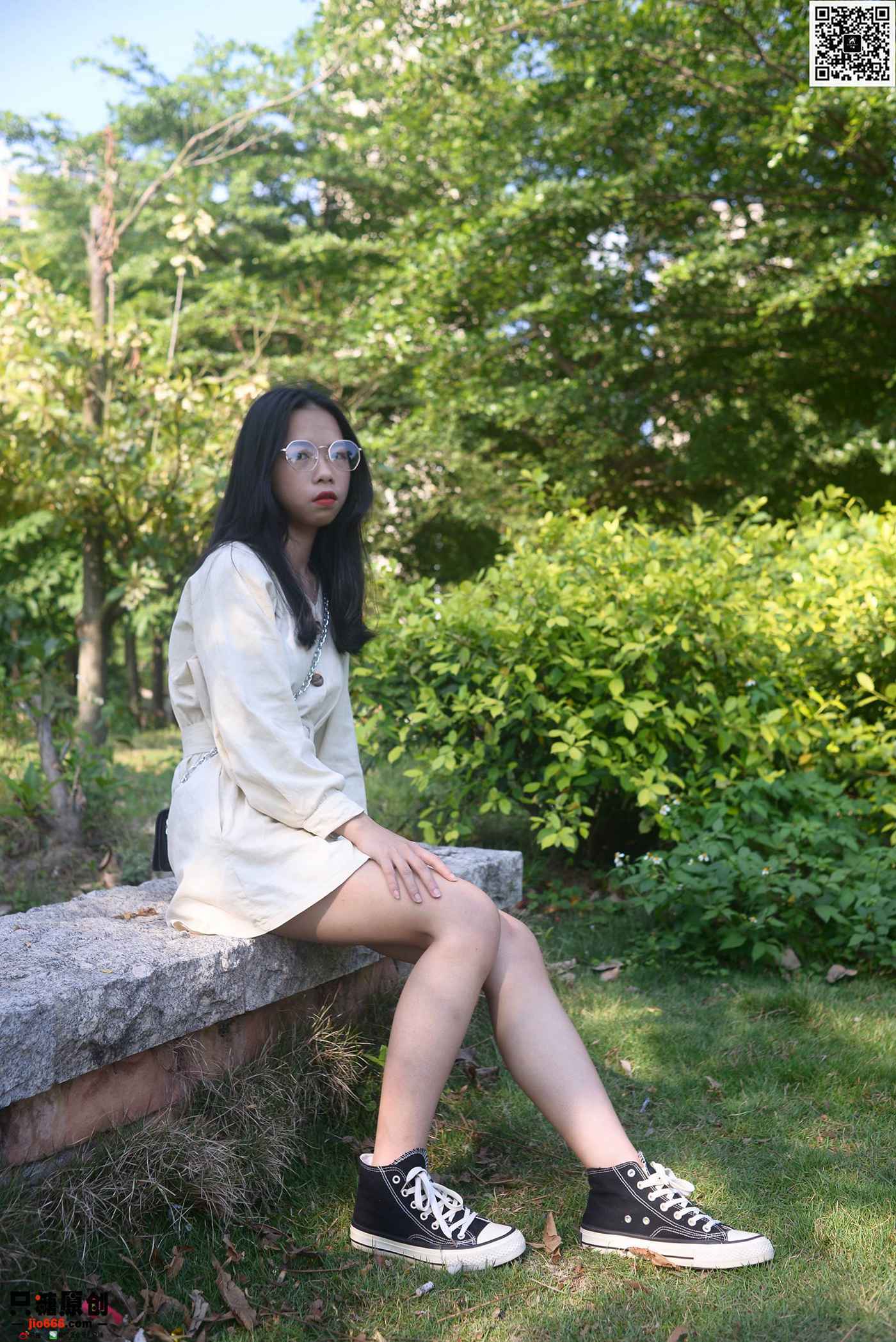 图片[17]-只糖棉袜 NO.340 小花 – 时光如初见 [64P] – 速更版-美库