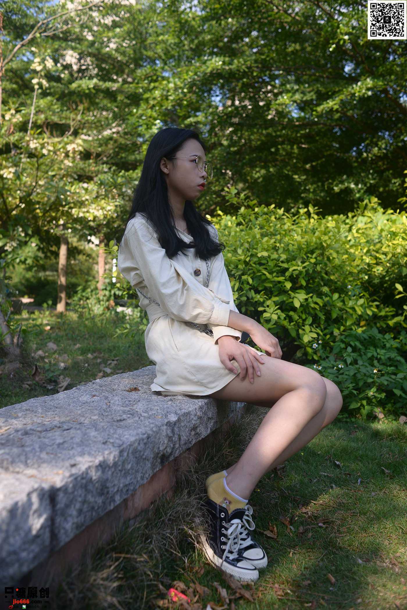 图片[28]-只糖棉袜 NO.340 小花 – 时光如初见 [64P] – 速更版-美库