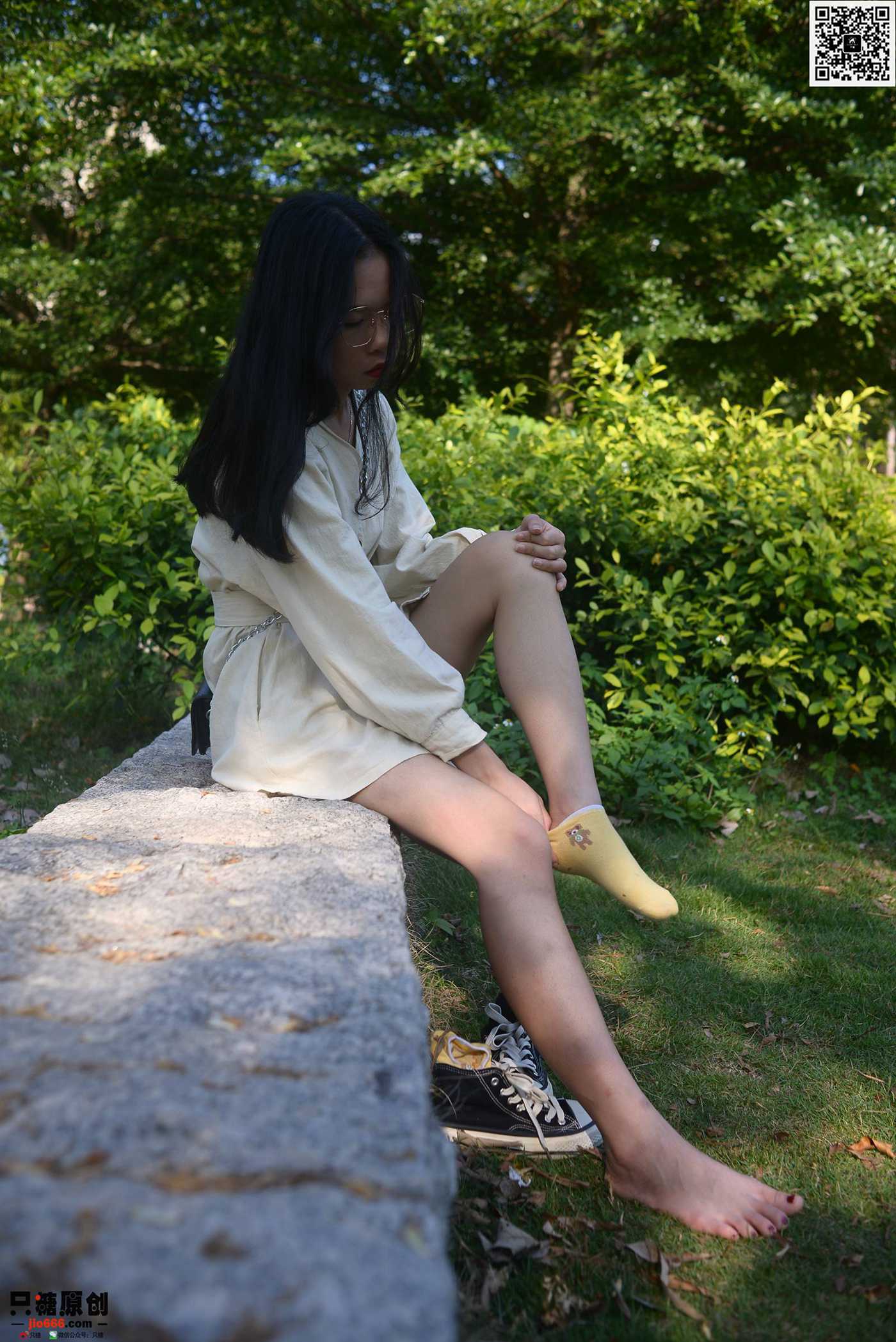 图片[52]-只糖棉袜 NO.340 小花 – 时光如初见 [64P] – 速更版-美库