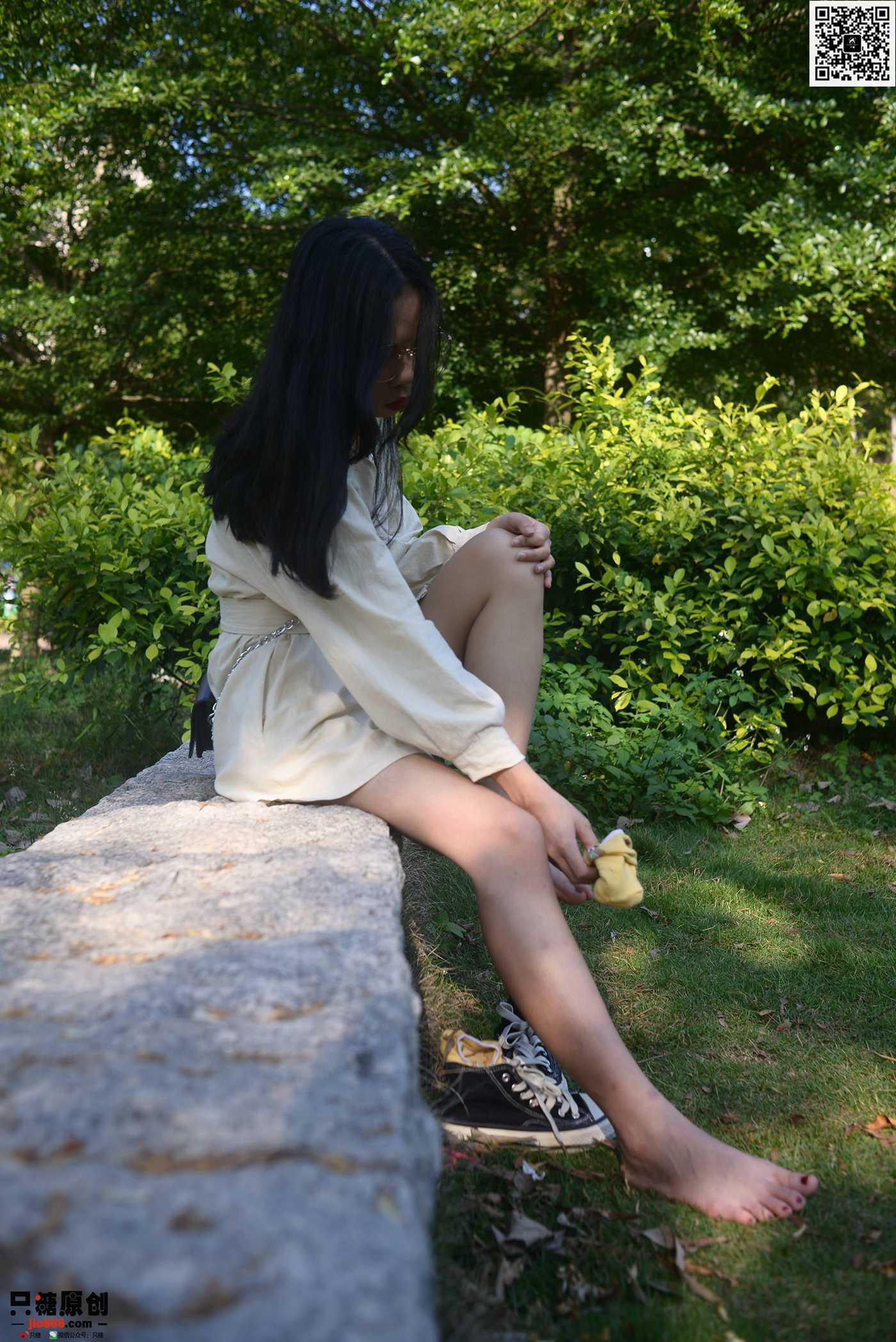 图片[53]-只糖棉袜 NO.340 小花 – 时光如初见 [64P] – 速更版-美库