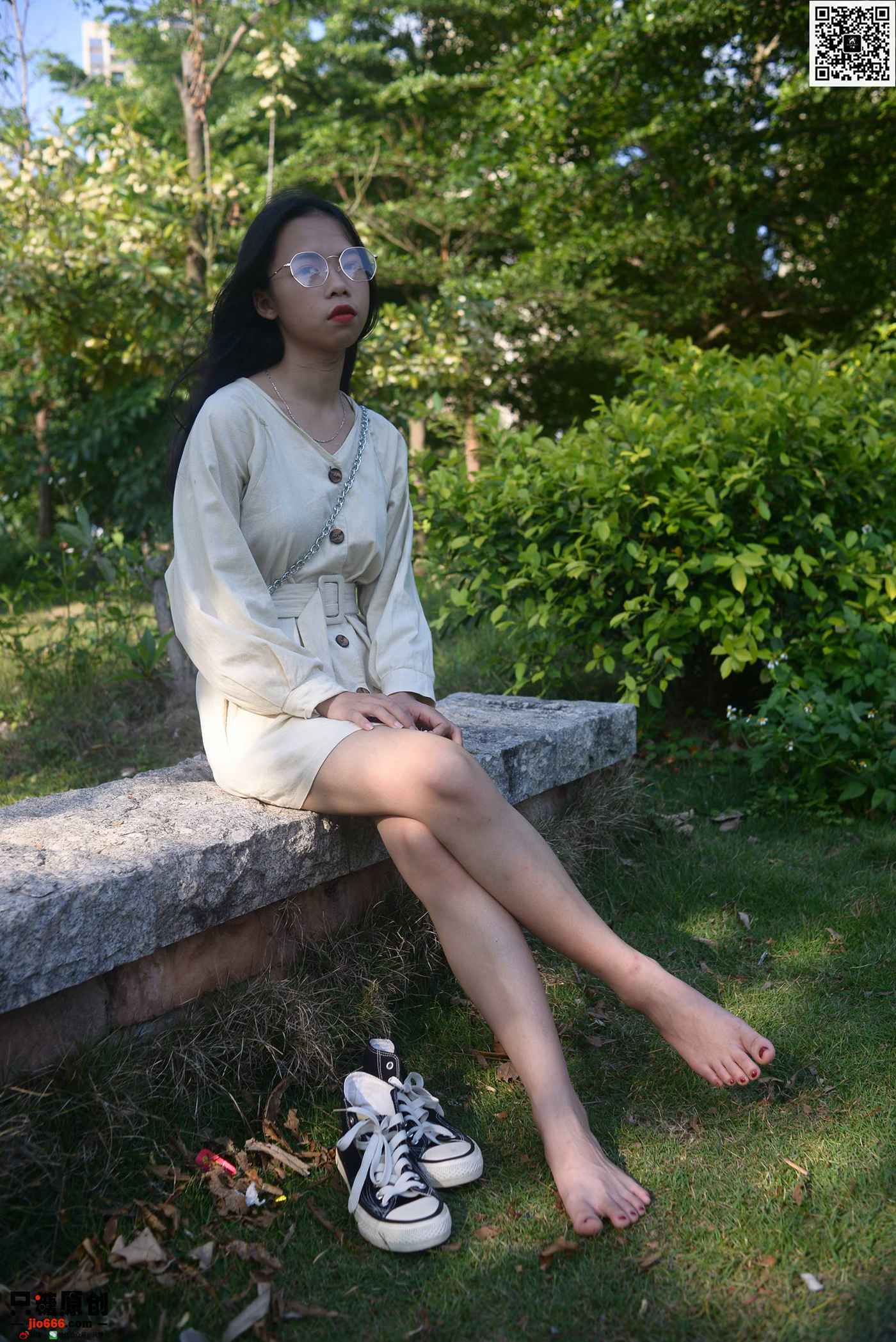 图片[61]-只糖棉袜 NO.340 小花 – 时光如初见 [64P] – 速更版-美库