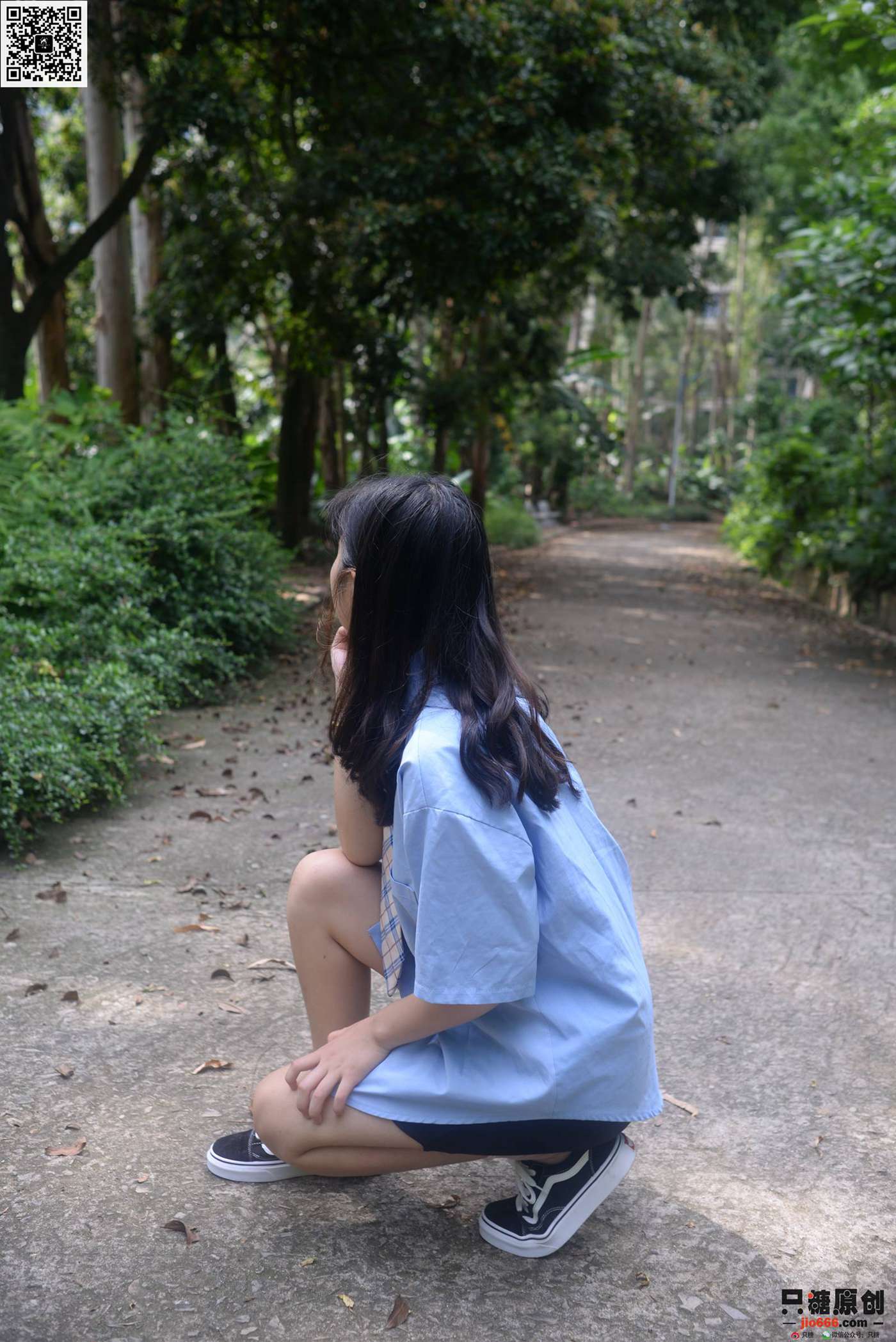 图片[13]-只糖棉袜 NO.381 孙怡 – 绿荫里的一抹蓝 [164P] – 速更版-美库