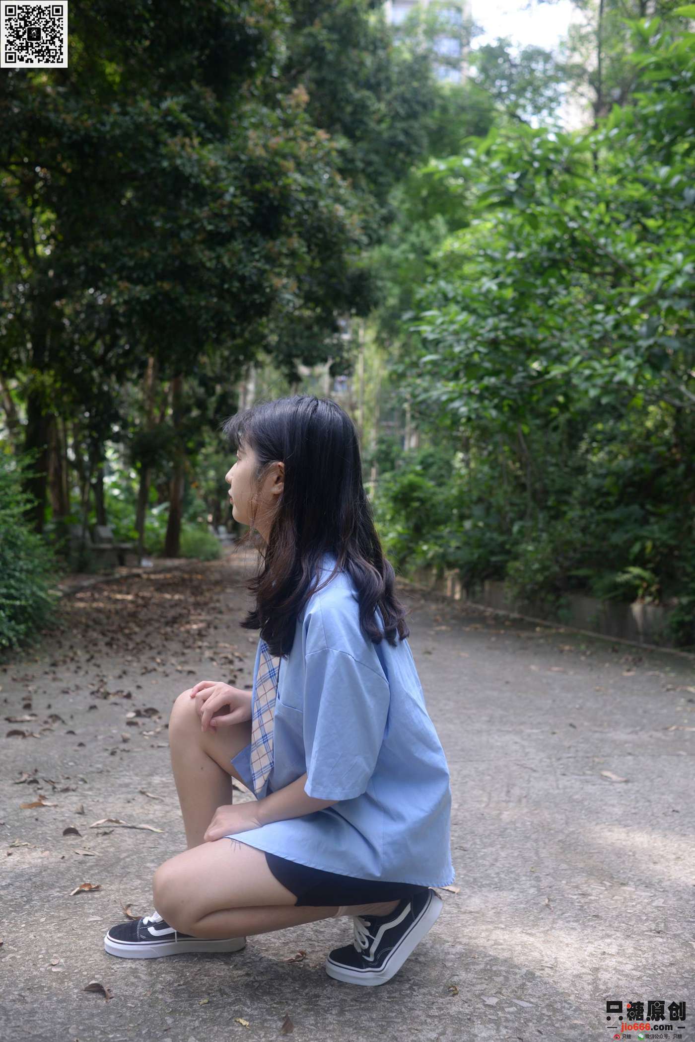 图片[15]-只糖棉袜 NO.381 孙怡 – 绿荫里的一抹蓝 [164P] – 速更版-美库