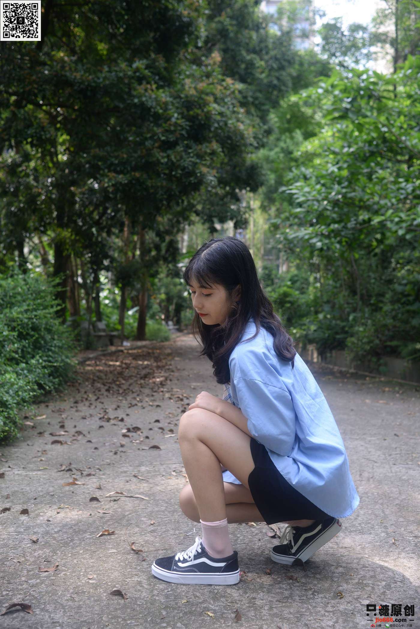 图片[16]-只糖棉袜 NO.381 孙怡 – 绿荫里的一抹蓝 [164P] – 速更版-美库