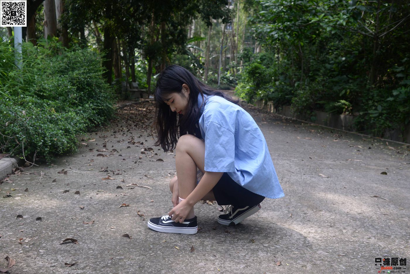 图片[18]-只糖棉袜 NO.381 孙怡 – 绿荫里的一抹蓝 [164P] – 速更版-美库