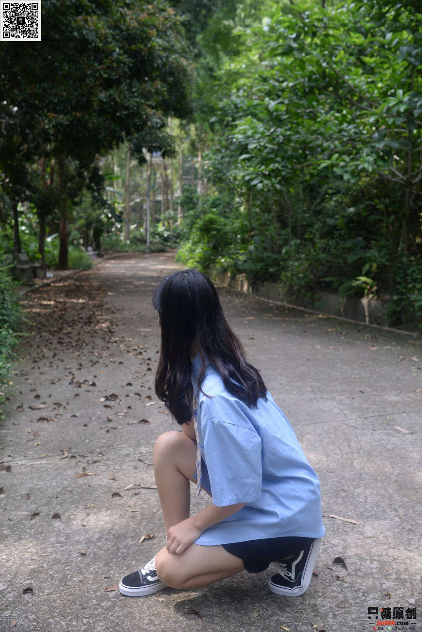 图片[20]-只糖棉袜 NO.381 孙怡 – 绿荫里的一抹蓝 [164P] – 速更版-美库