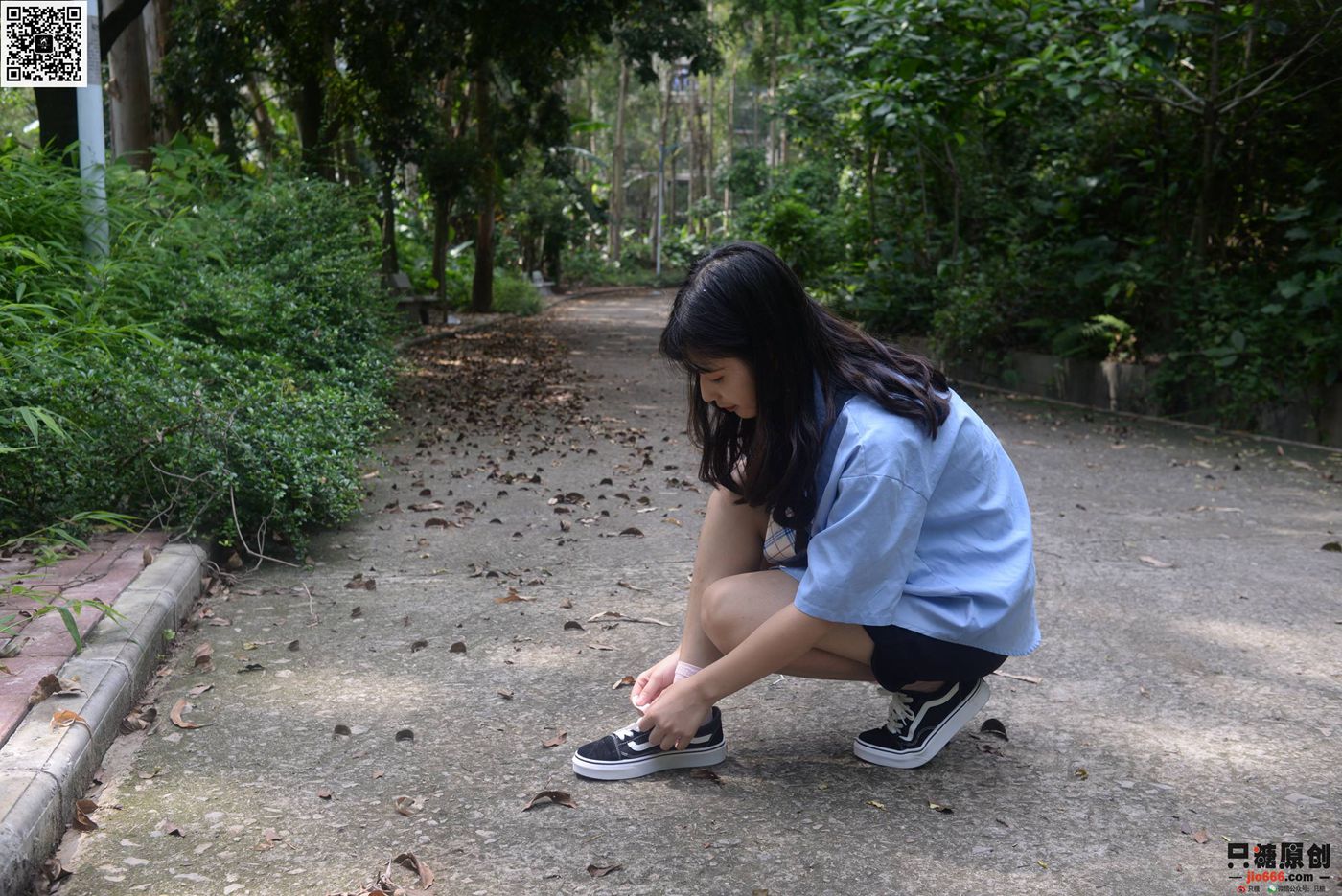 图片[22]-只糖棉袜 NO.381 孙怡 – 绿荫里的一抹蓝 [164P] – 速更版-美库