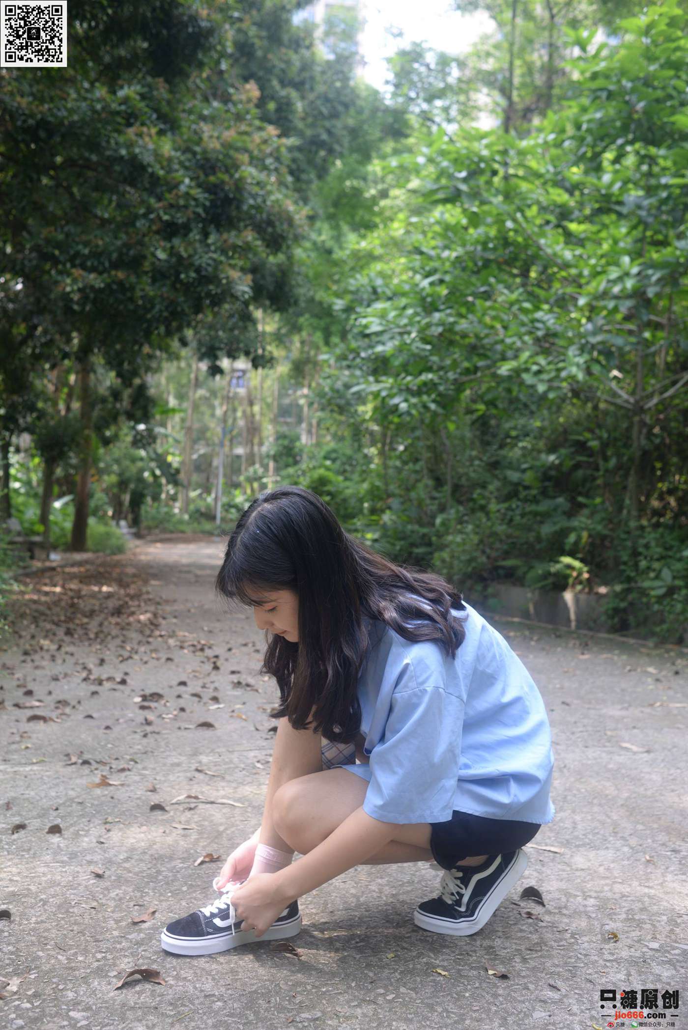 图片[23]-只糖棉袜 NO.381 孙怡 – 绿荫里的一抹蓝 [164P] – 速更版-美库