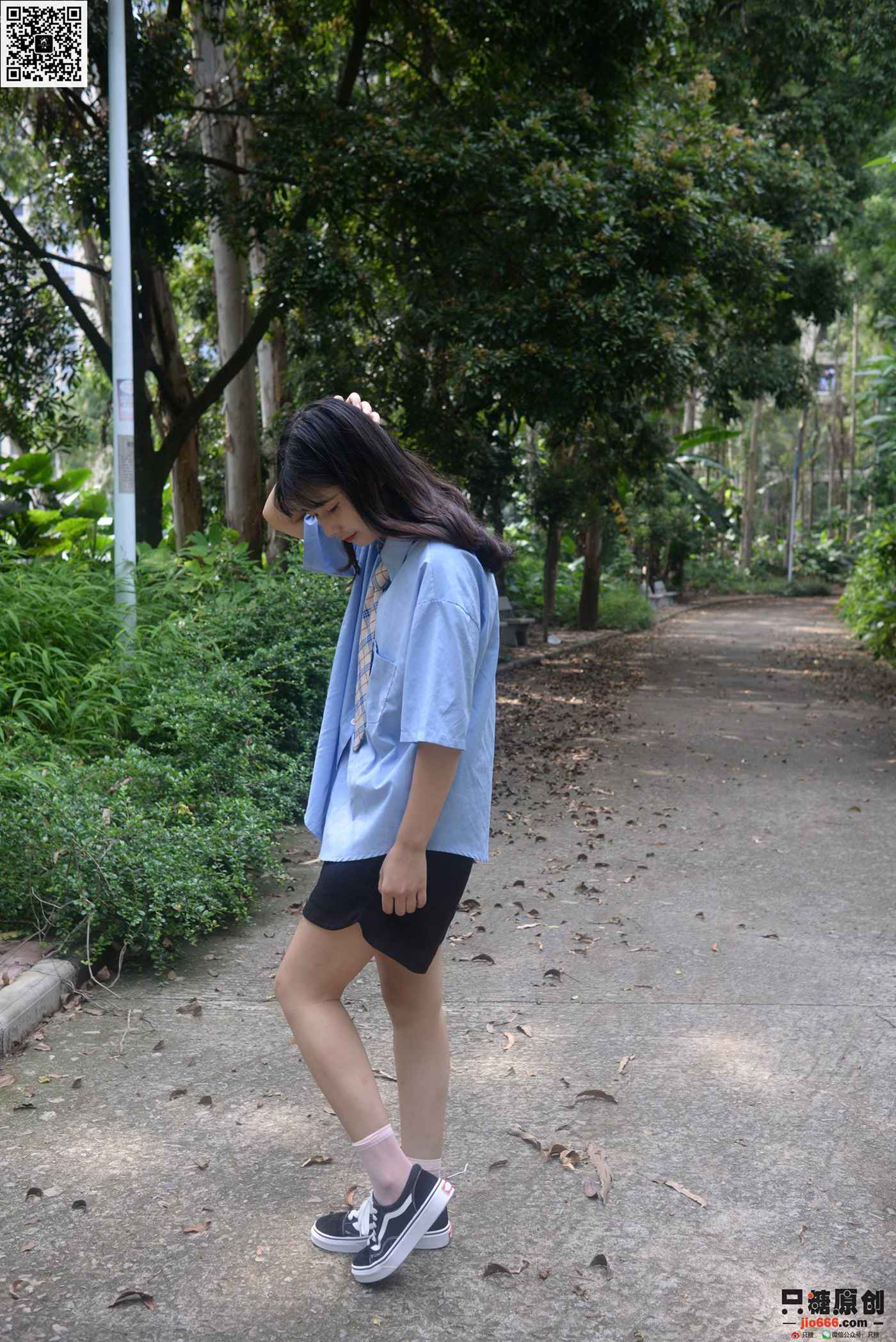 图片[24]-只糖棉袜 NO.381 孙怡 – 绿荫里的一抹蓝 [164P] – 速更版-美库