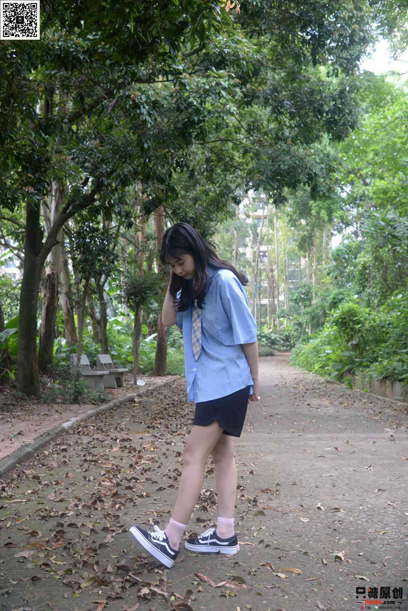 图片[30]-只糖棉袜 NO.381 孙怡 – 绿荫里的一抹蓝 [164P] – 速更版-美库