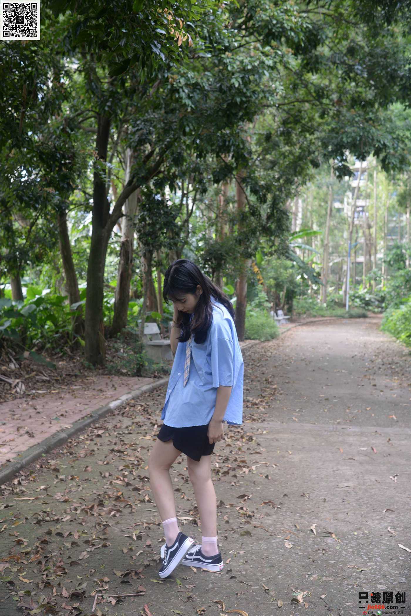 图片[33]-只糖棉袜 NO.381 孙怡 – 绿荫里的一抹蓝 [164P] – 速更版-美库