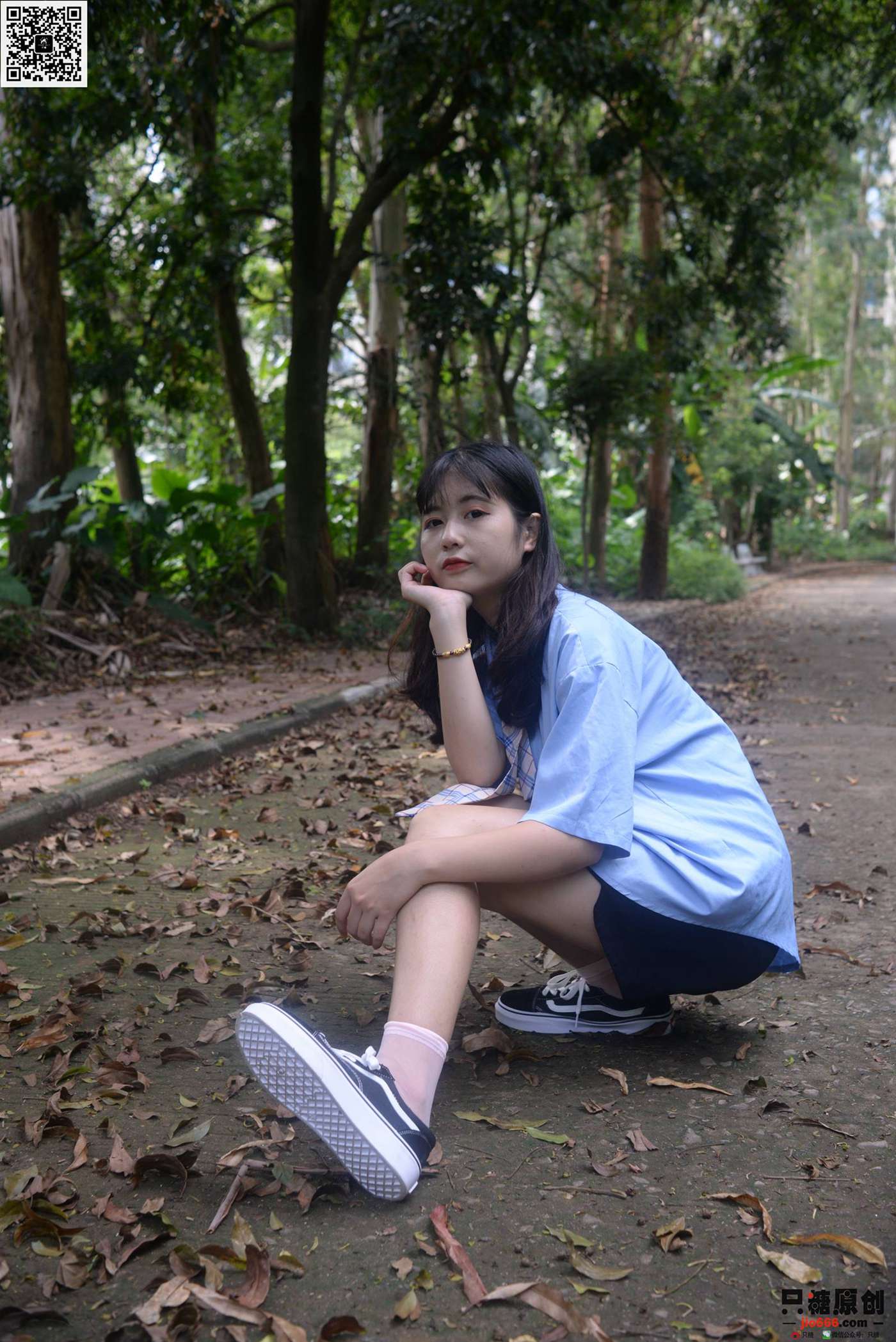 图片[35]-只糖棉袜 NO.381 孙怡 – 绿荫里的一抹蓝 [164P] – 速更版-美库