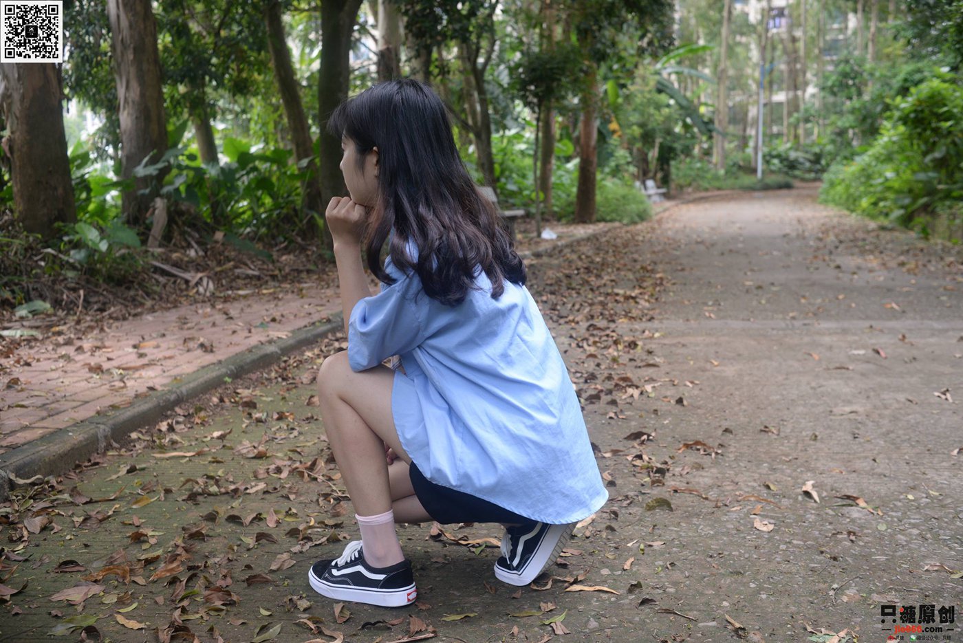 图片[38]-只糖棉袜 NO.381 孙怡 – 绿荫里的一抹蓝 [164P] – 速更版-美库