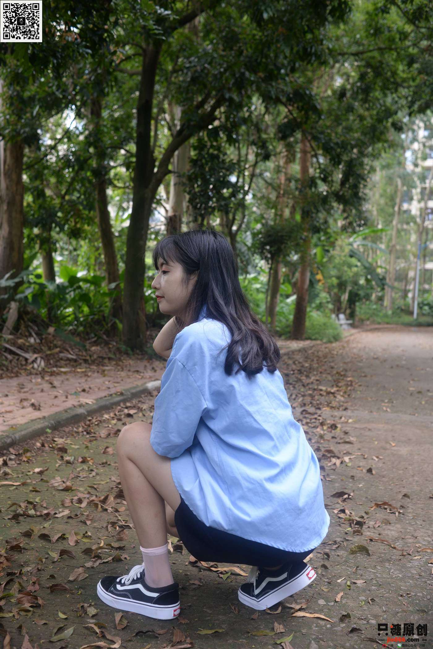 图片[40]-只糖棉袜 NO.381 孙怡 – 绿荫里的一抹蓝 [164P] – 速更版-美库