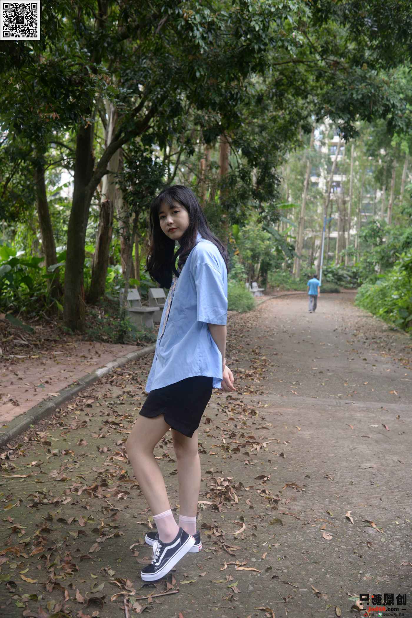 图片[43]-只糖棉袜 NO.381 孙怡 – 绿荫里的一抹蓝 [164P] – 速更版-美库