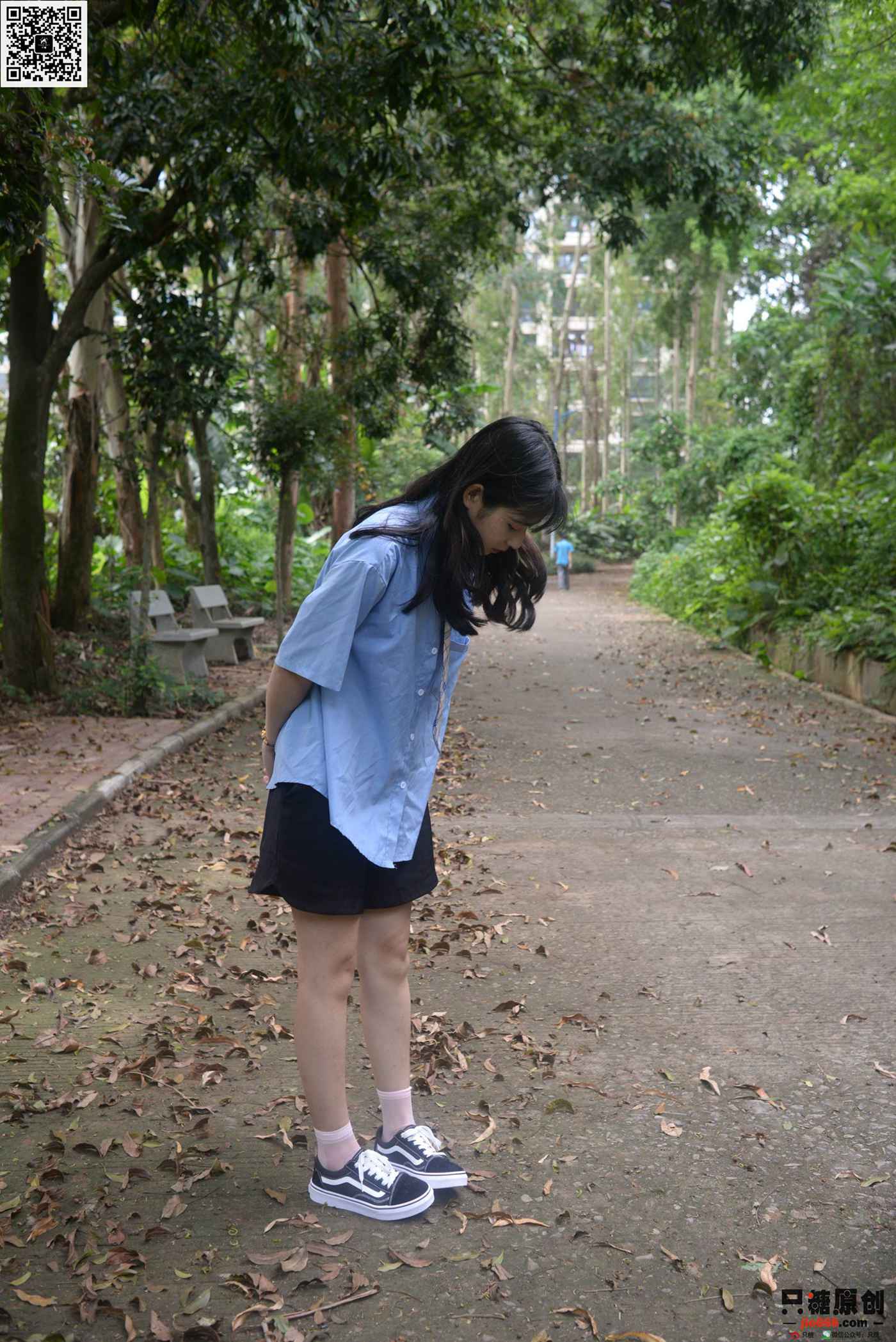 图片[44]-只糖棉袜 NO.381 孙怡 – 绿荫里的一抹蓝 [164P] – 速更版-美库