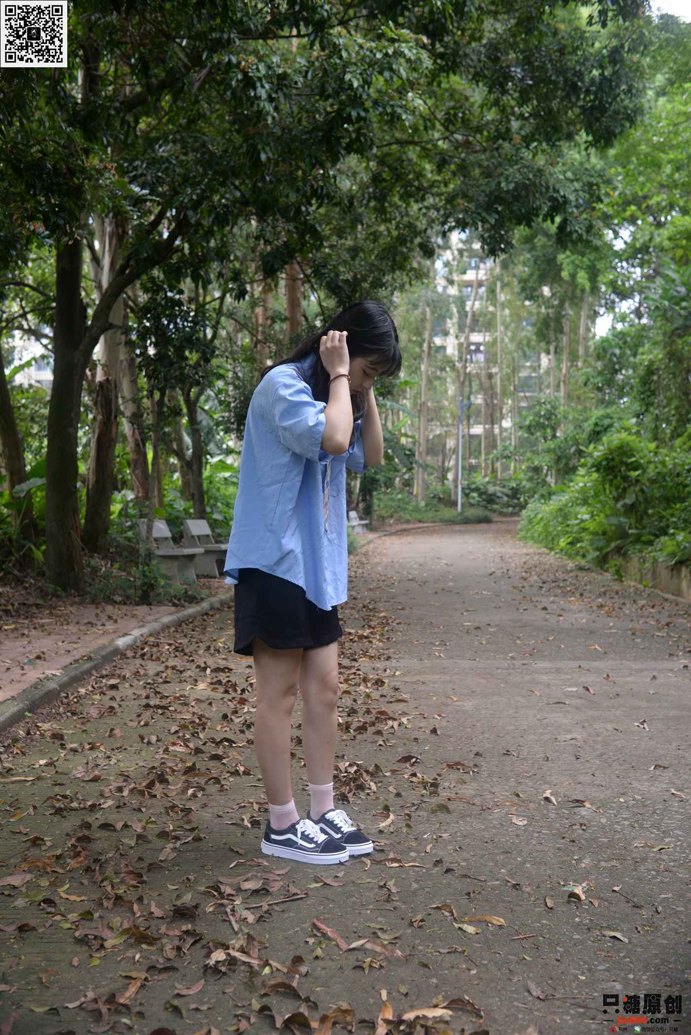 图片[46]-只糖棉袜 NO.381 孙怡 – 绿荫里的一抹蓝 [164P] – 速更版-美库