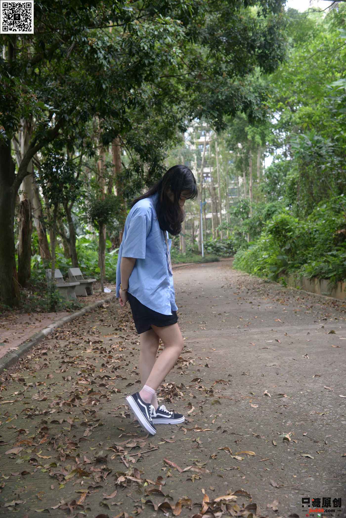 图片[47]-只糖棉袜 NO.381 孙怡 – 绿荫里的一抹蓝 [164P] – 速更版-美库