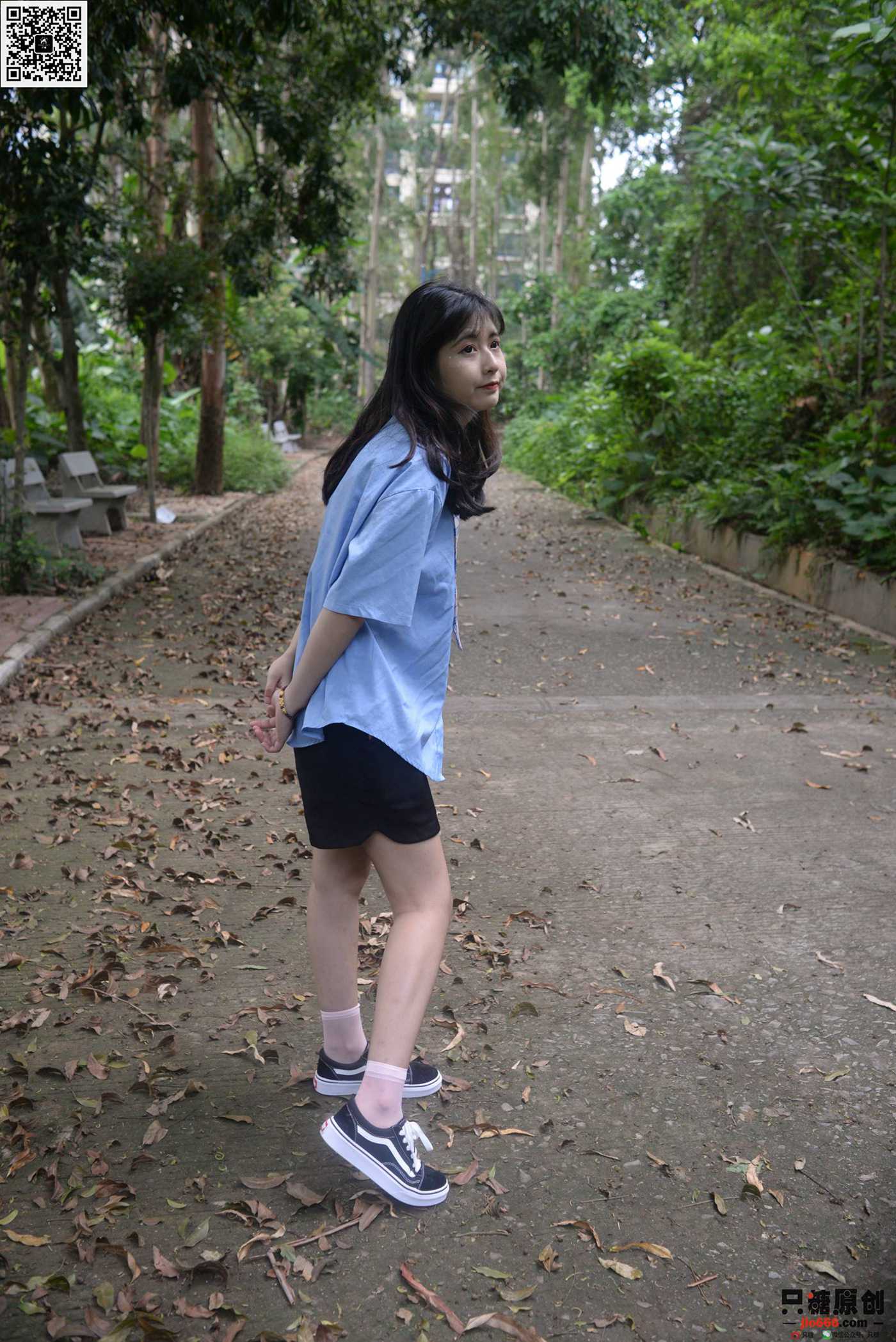 图片[50]-只糖棉袜 NO.381 孙怡 – 绿荫里的一抹蓝 [164P] – 速更版-美库