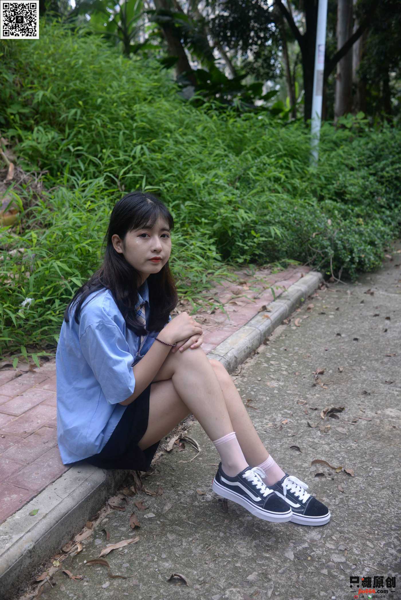 图片[55]-只糖棉袜 NO.381 孙怡 – 绿荫里的一抹蓝 [164P] – 速更版-美库