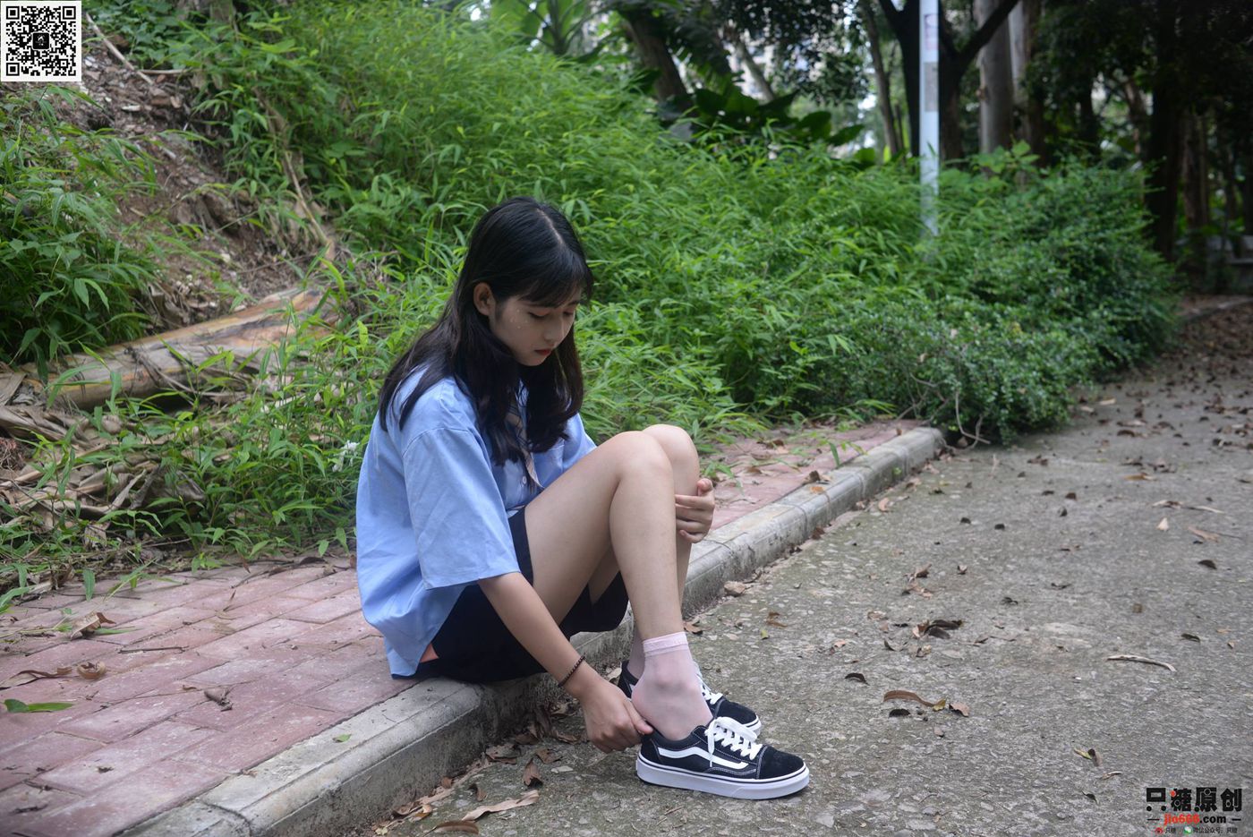 图片[58]-只糖棉袜 NO.381 孙怡 – 绿荫里的一抹蓝 [164P] – 速更版-美库