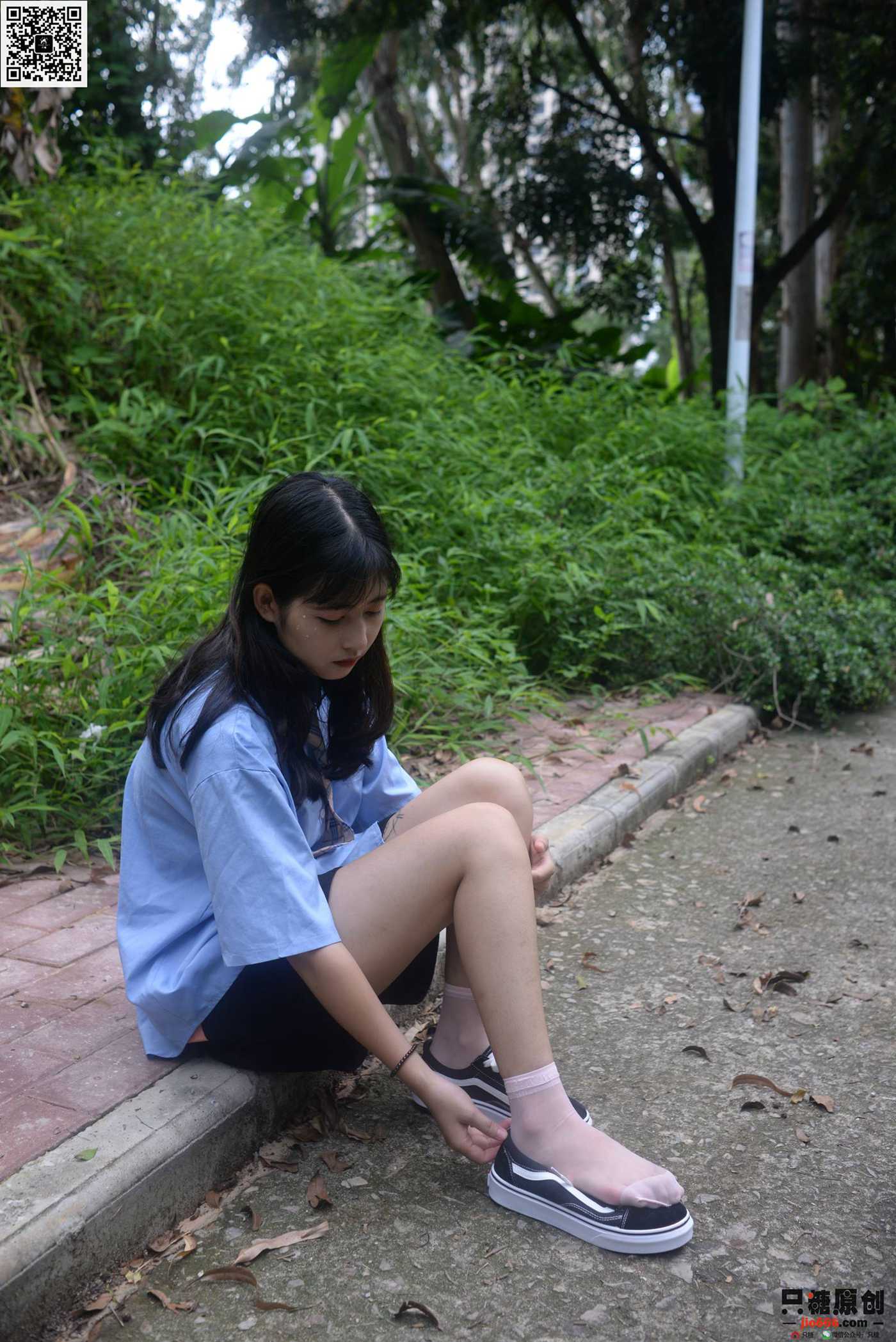 图片[59]-只糖棉袜 NO.381 孙怡 – 绿荫里的一抹蓝 [164P] – 速更版-美库