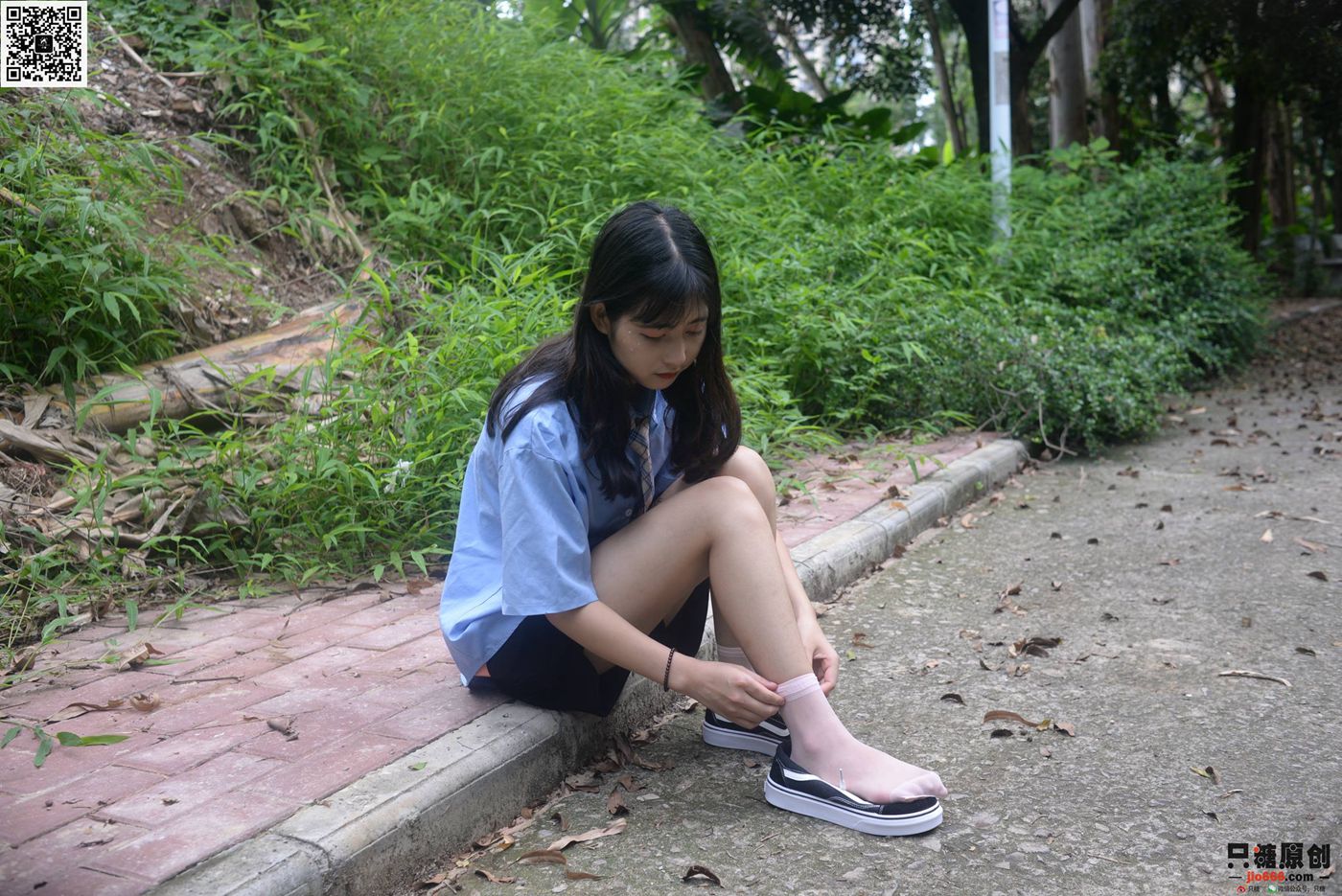 图片[61]-只糖棉袜 NO.381 孙怡 – 绿荫里的一抹蓝 [164P] – 速更版-美库