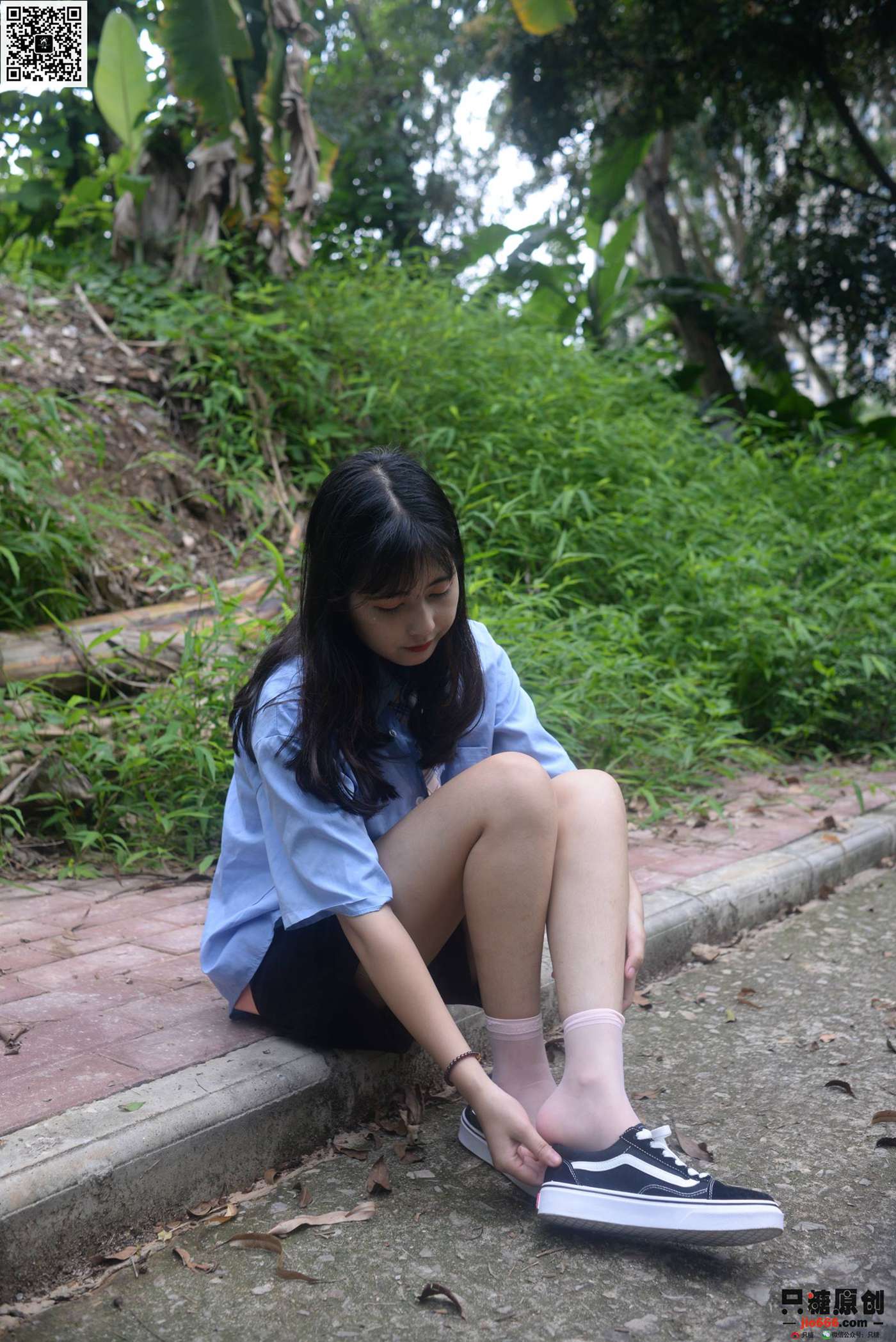 图片[68]-只糖棉袜 NO.381 孙怡 – 绿荫里的一抹蓝 [164P] – 速更版-美库