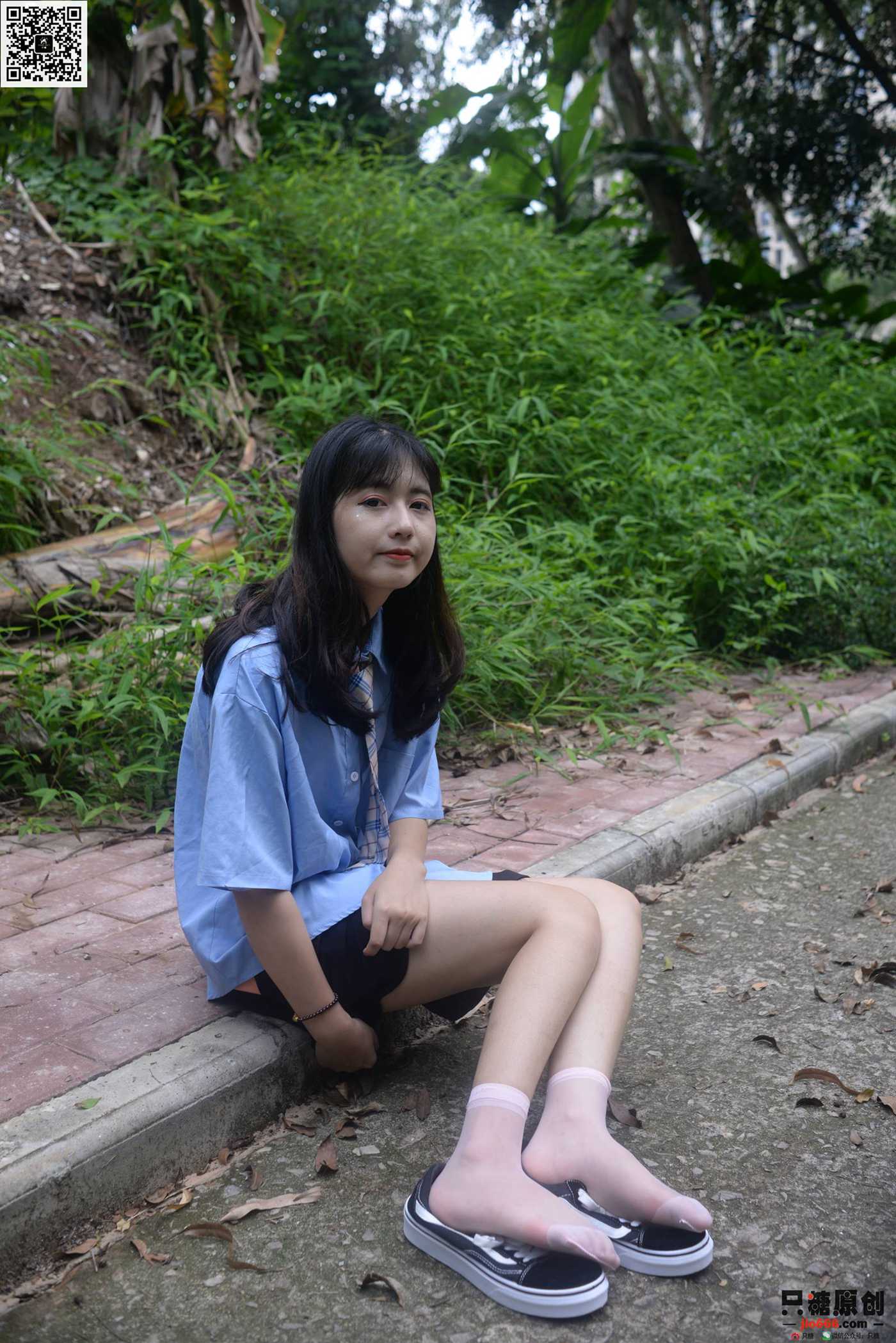 图片[70]-只糖棉袜 NO.381 孙怡 – 绿荫里的一抹蓝 [164P] – 速更版-美库