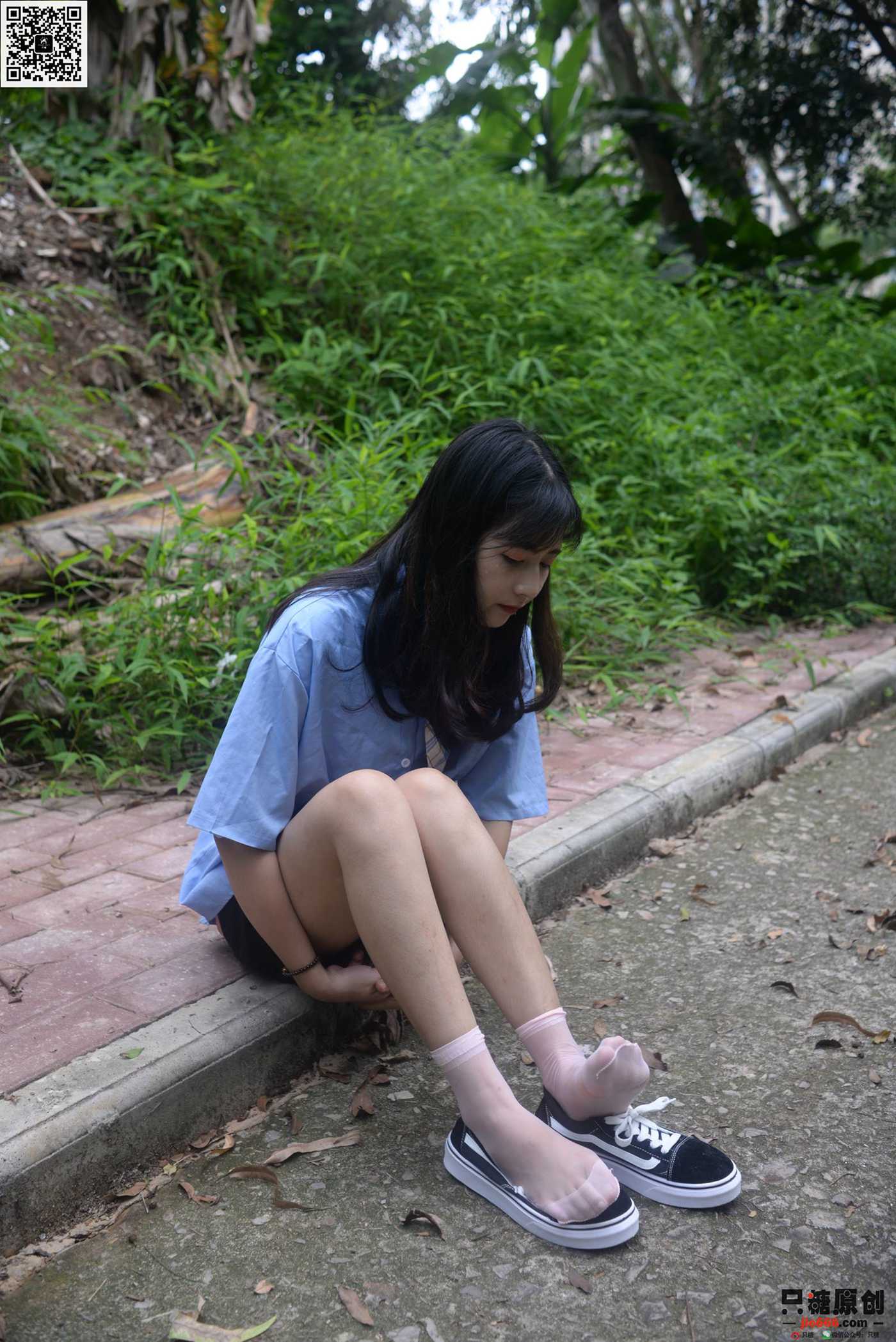 图片[71]-只糖棉袜 NO.381 孙怡 – 绿荫里的一抹蓝 [164P] – 速更版-美库