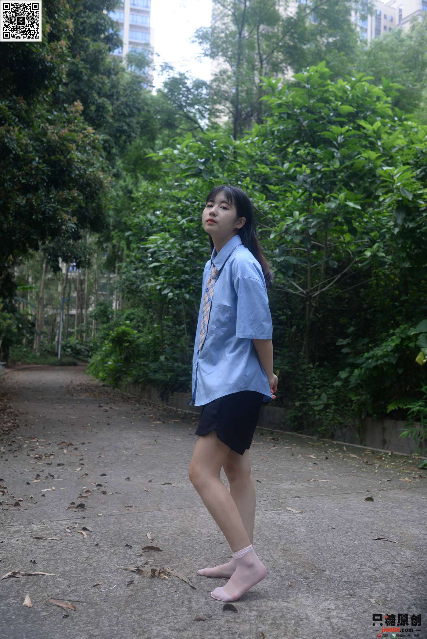 图片[78]-只糖棉袜 NO.381 孙怡 – 绿荫里的一抹蓝 [164P] – 速更版-美库