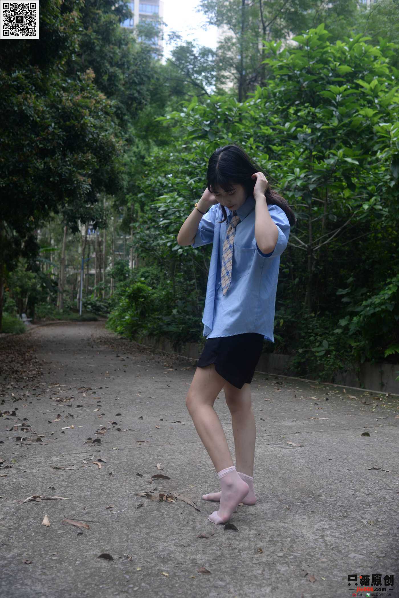 图片[79]-只糖棉袜 NO.381 孙怡 – 绿荫里的一抹蓝 [164P] – 速更版-美库