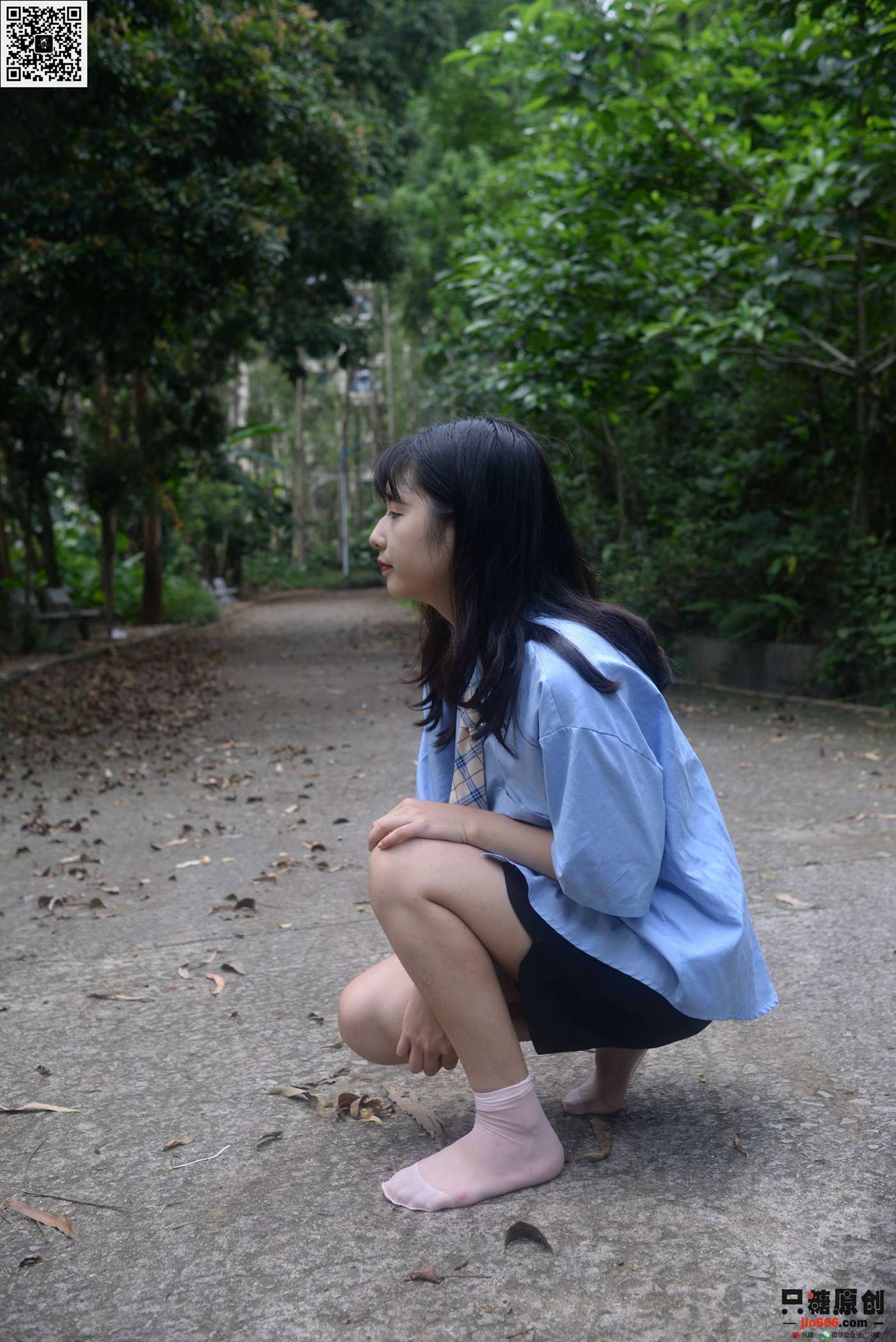 图片[80]-只糖棉袜 NO.381 孙怡 – 绿荫里的一抹蓝 [164P] – 速更版-美库