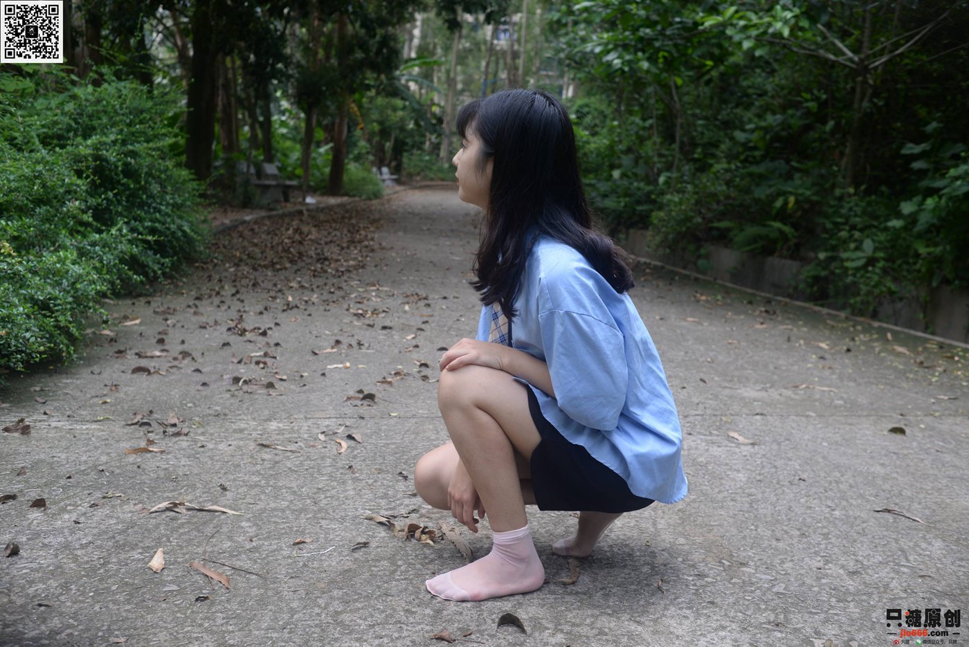 图片[81]-只糖棉袜 NO.381 孙怡 – 绿荫里的一抹蓝 [164P] – 速更版-美库