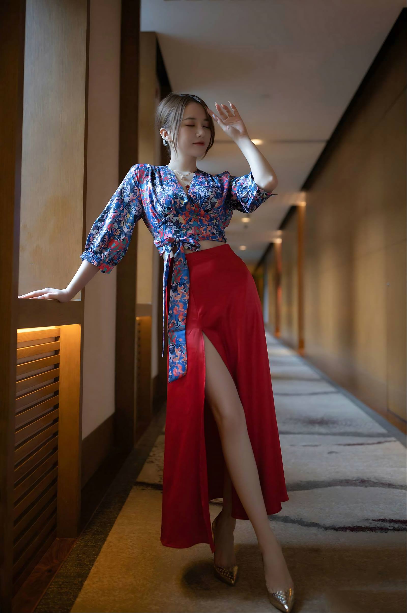 图片[18]-秀人名模鱼子酱Fish《蜜甜果》[45P] – 速更版-美库