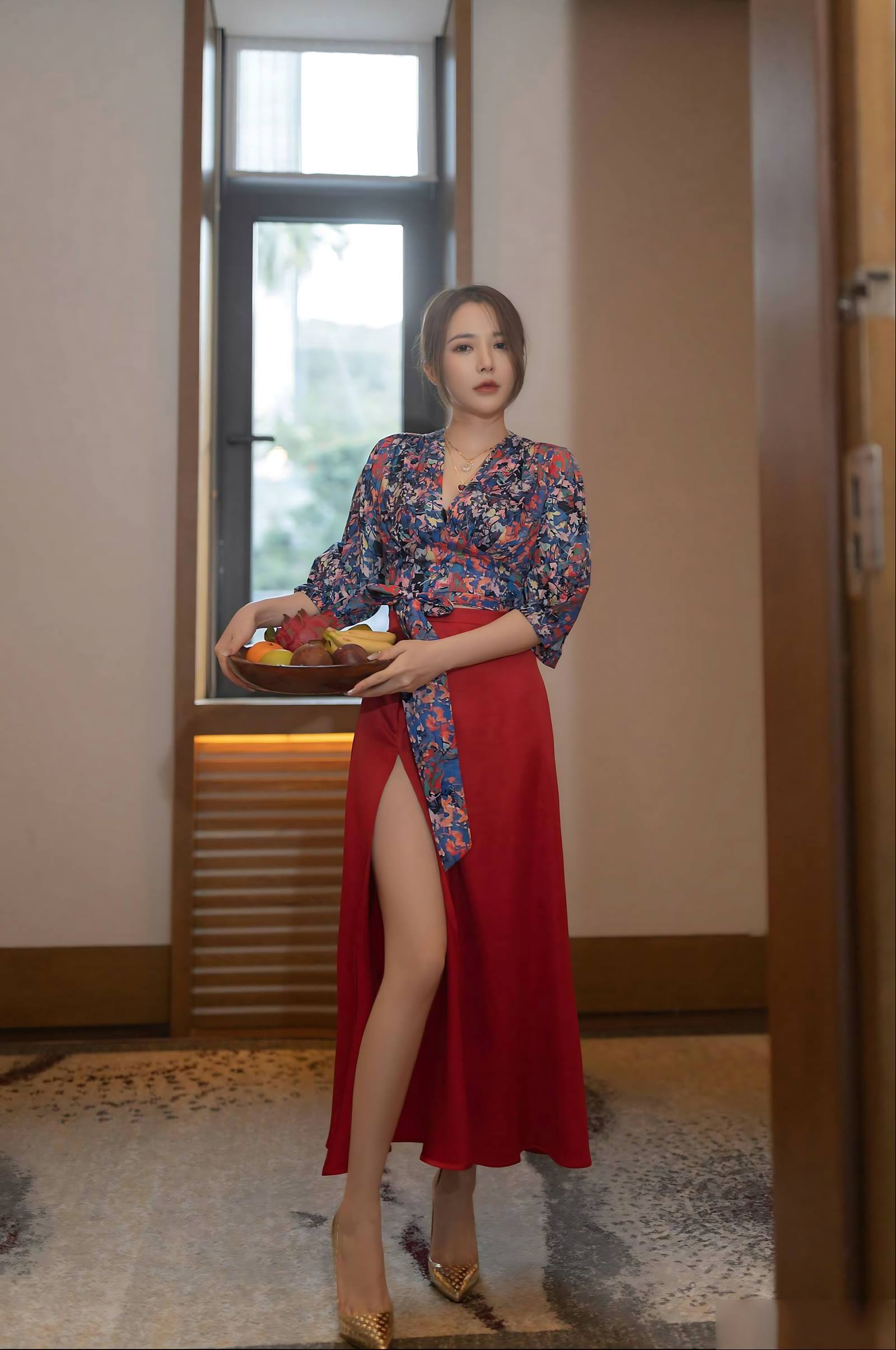 图片[19]-秀人名模鱼子酱Fish《蜜甜果》[45P] – 速更版-美库