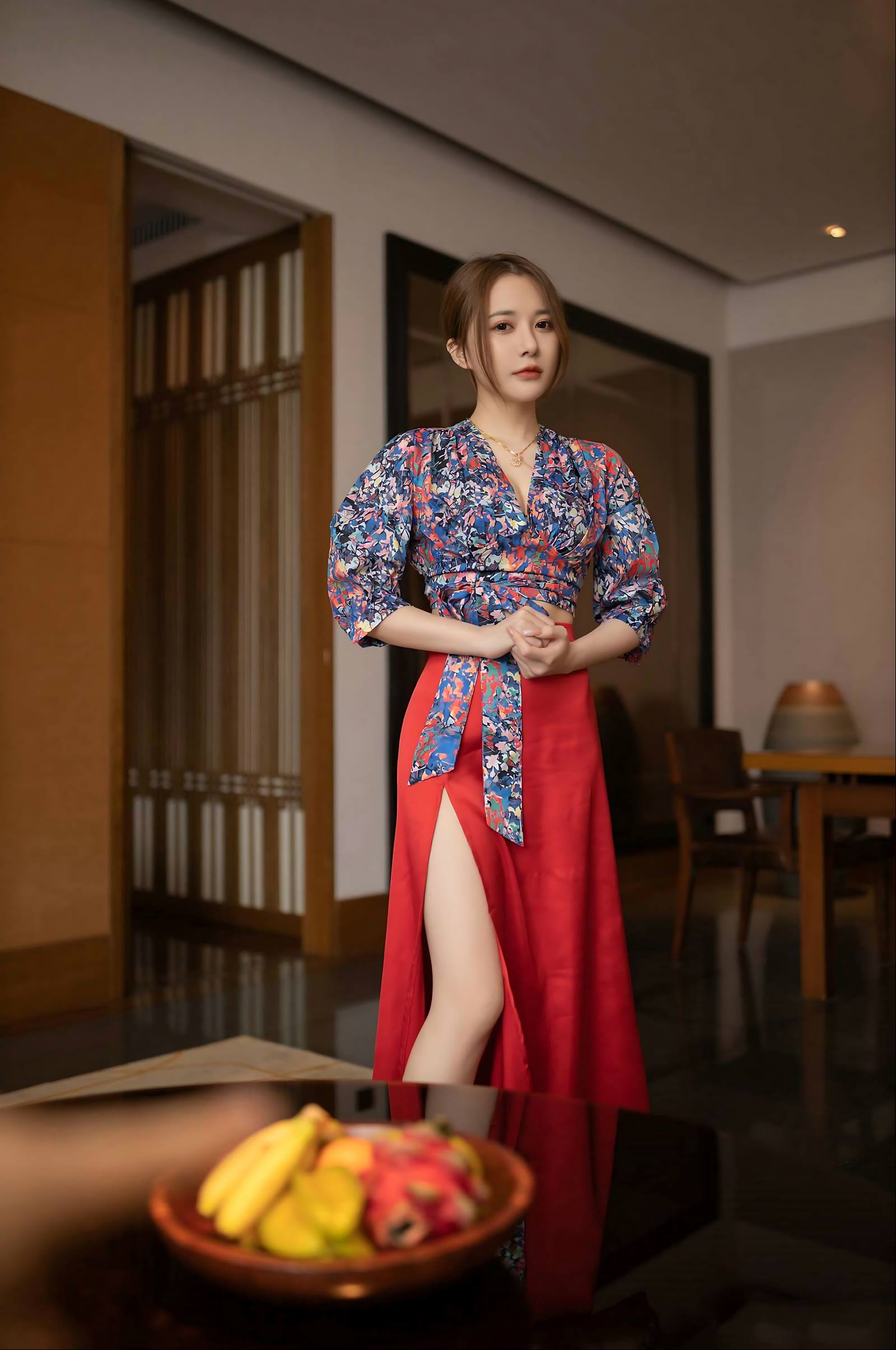 图片[23]-秀人名模鱼子酱Fish《蜜甜果》[45P] – 速更版-美库